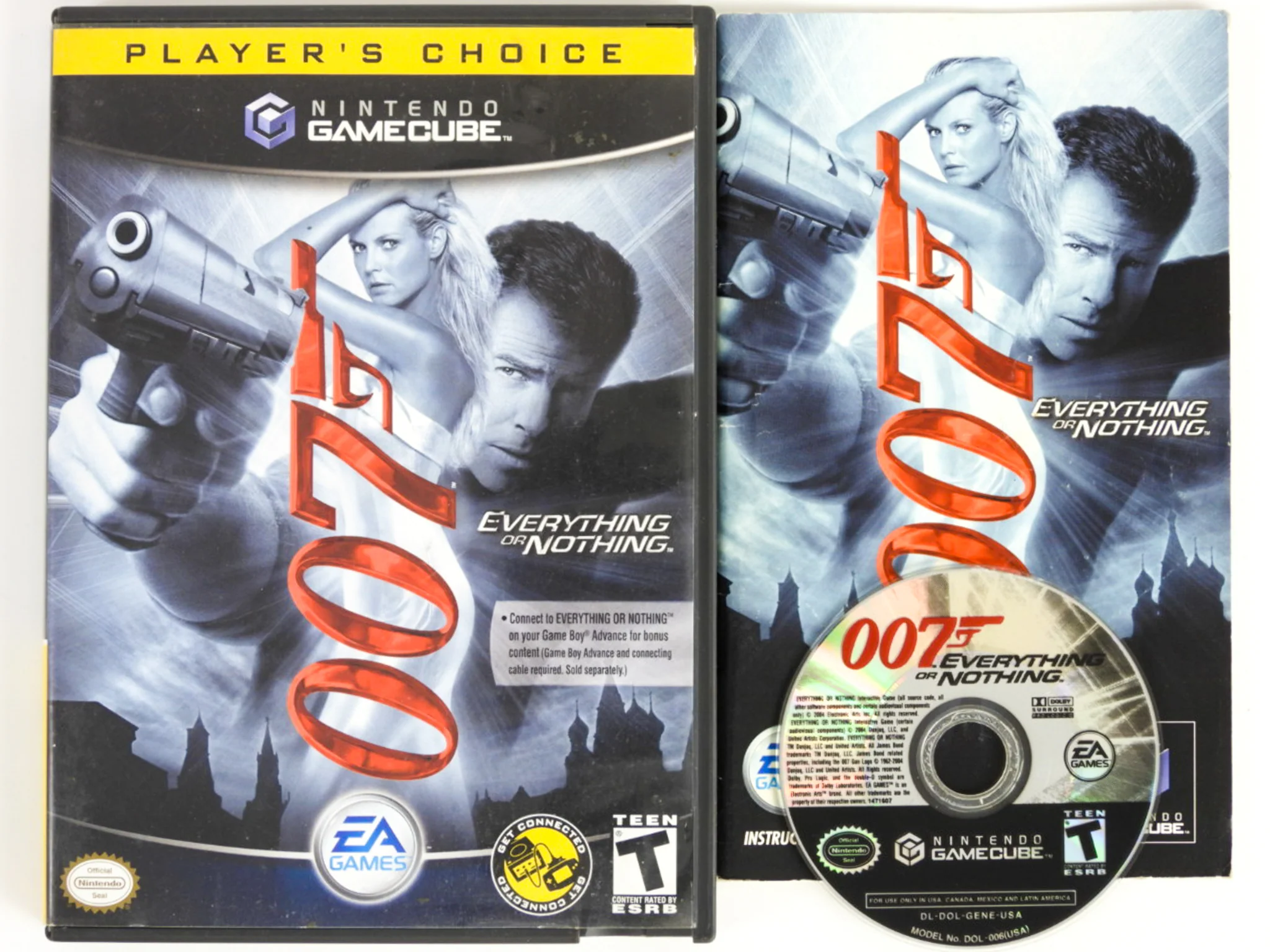 007 Everything Or Nothing [Player's Choice] (Nintendo GameCube) - Image 2