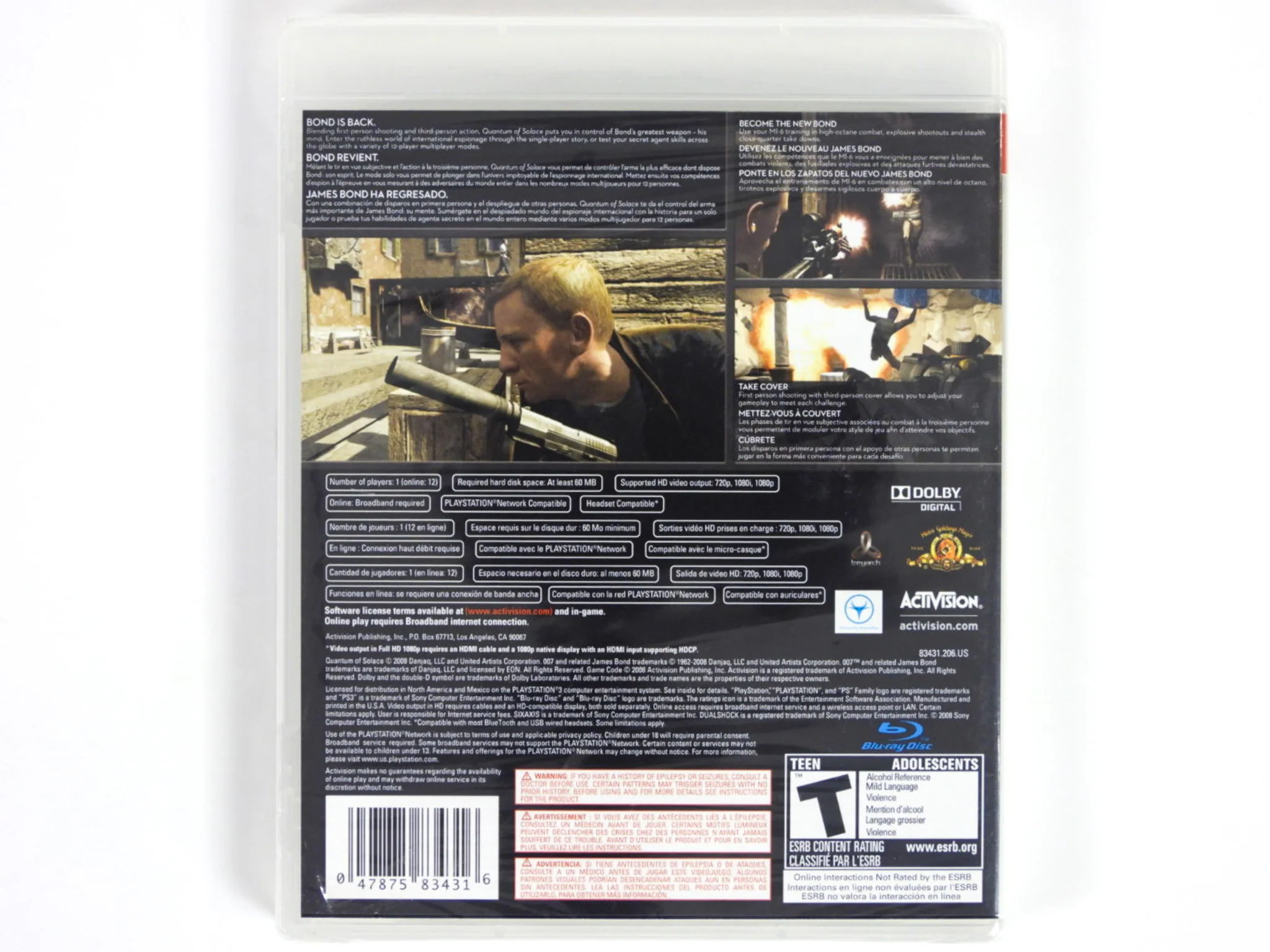 007 Quantum Of Solace (PlayStation 3 / PS3) - Image 2