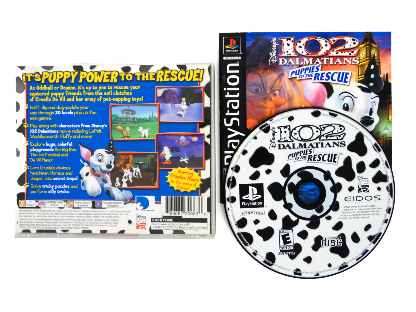 102 Dalmatians Puppies To The Rescue (PlayStation / PS1) - Image 4