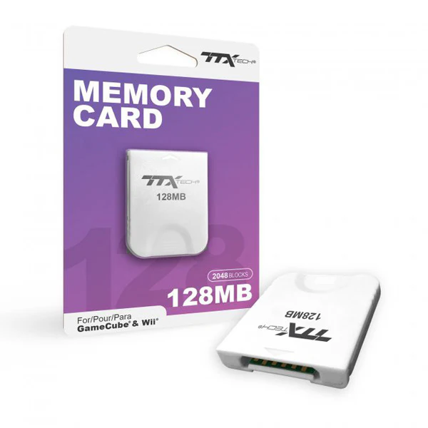 [2048 Blocks] 128 MB Memory Card [TTX] (Nintendo Wii / GameCube)
