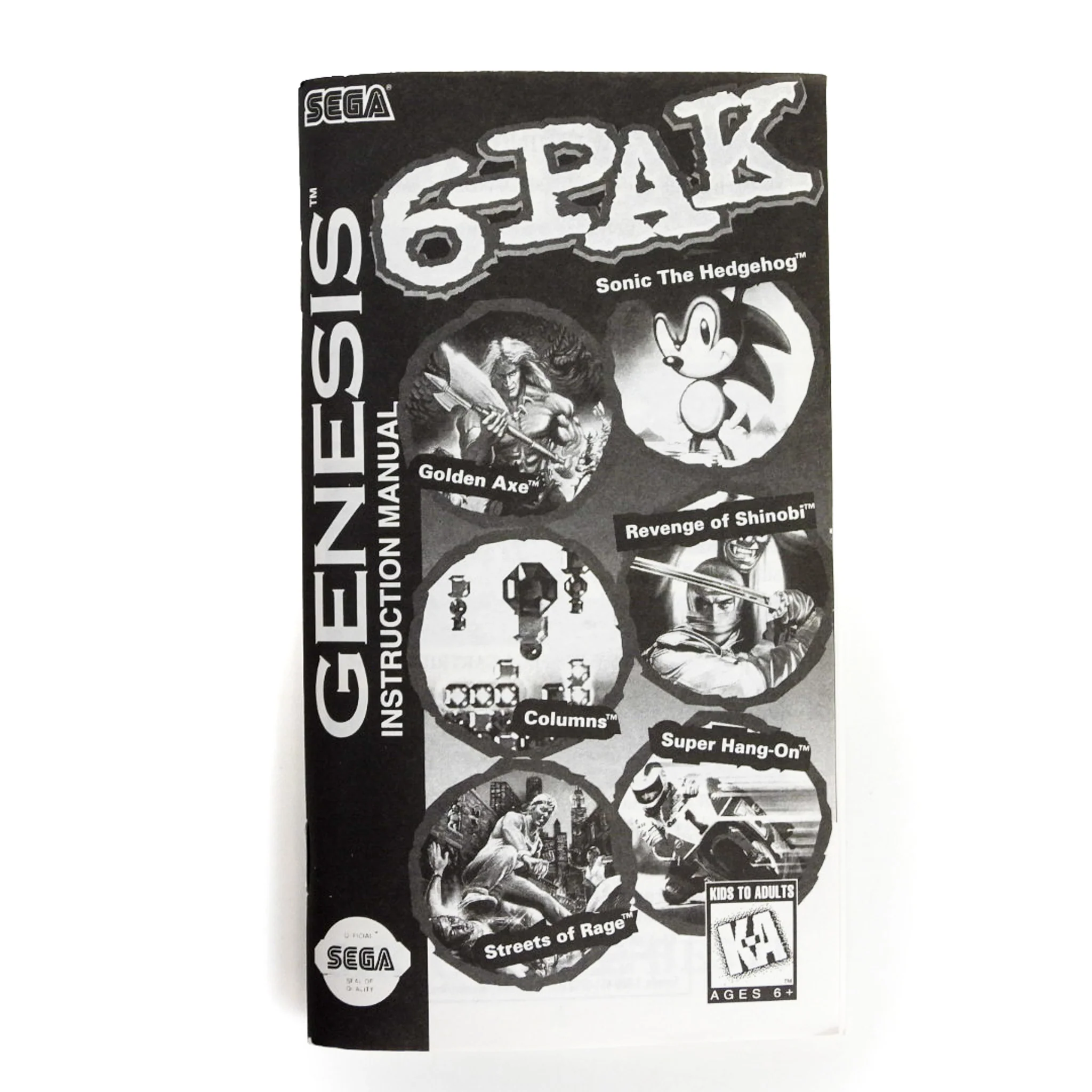 6-Pak [Cardboard Box] (Sega Genesis) - Image 6