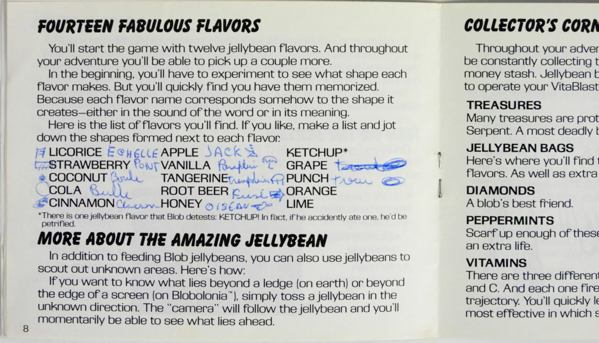 A Boy and His Blob Trouble on Blobolonia [Manual] (Nintendo / NES) - Image 4