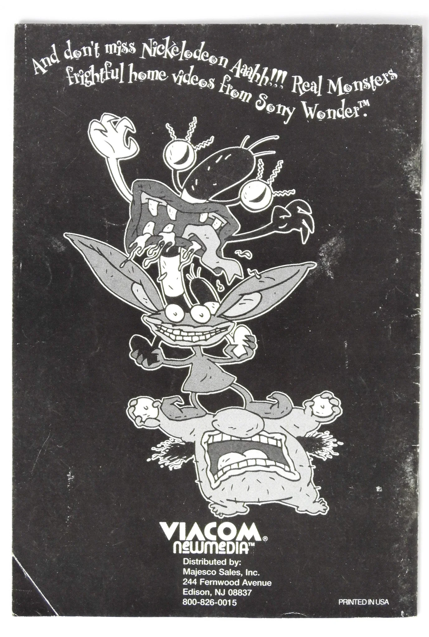 AAAHH Real Monsters [Manual] (Super Nintendo / SNES) - Image 2