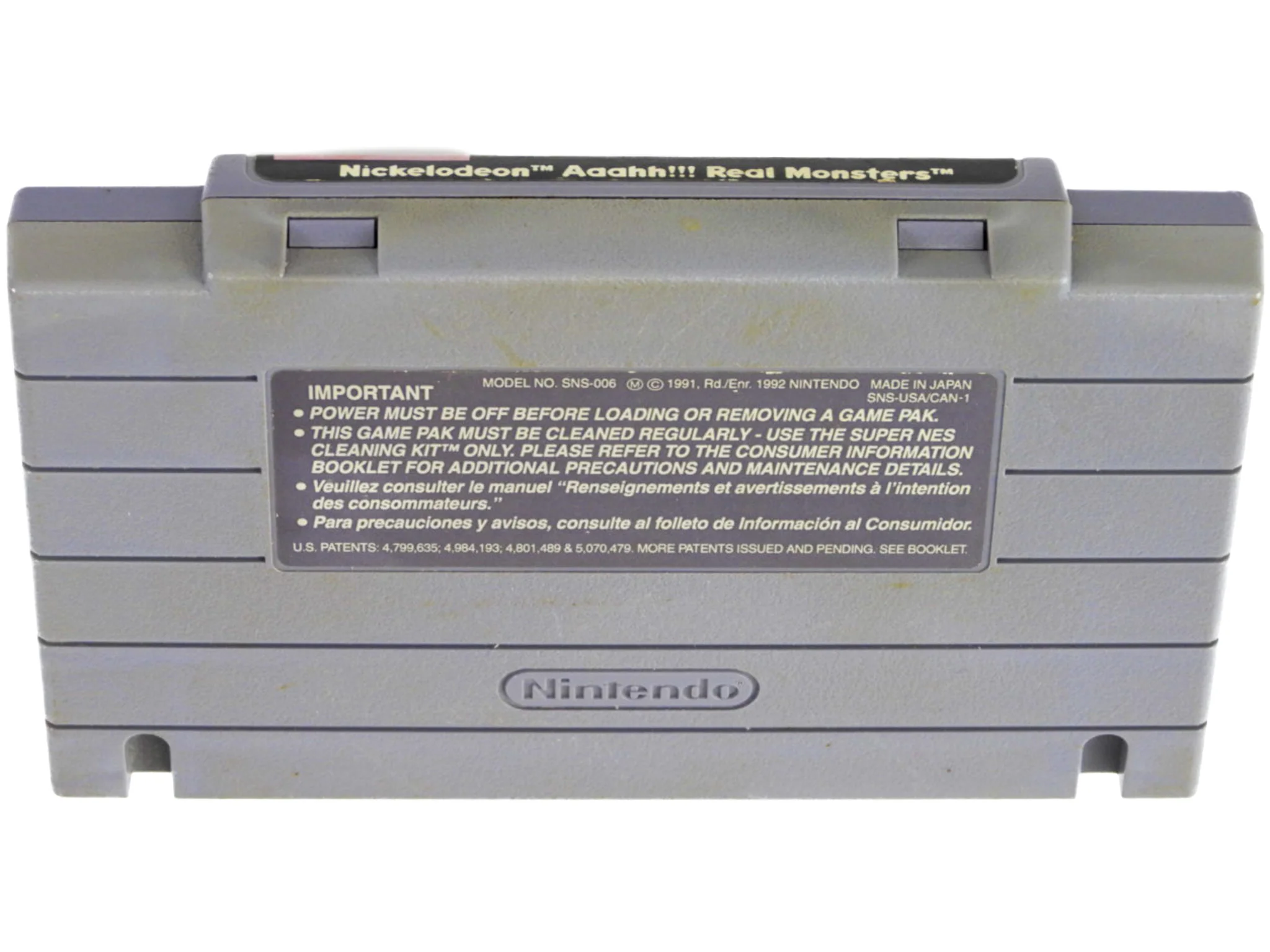 AAAHH Real Monsters (Super Nintendo / SNES) - Image 4