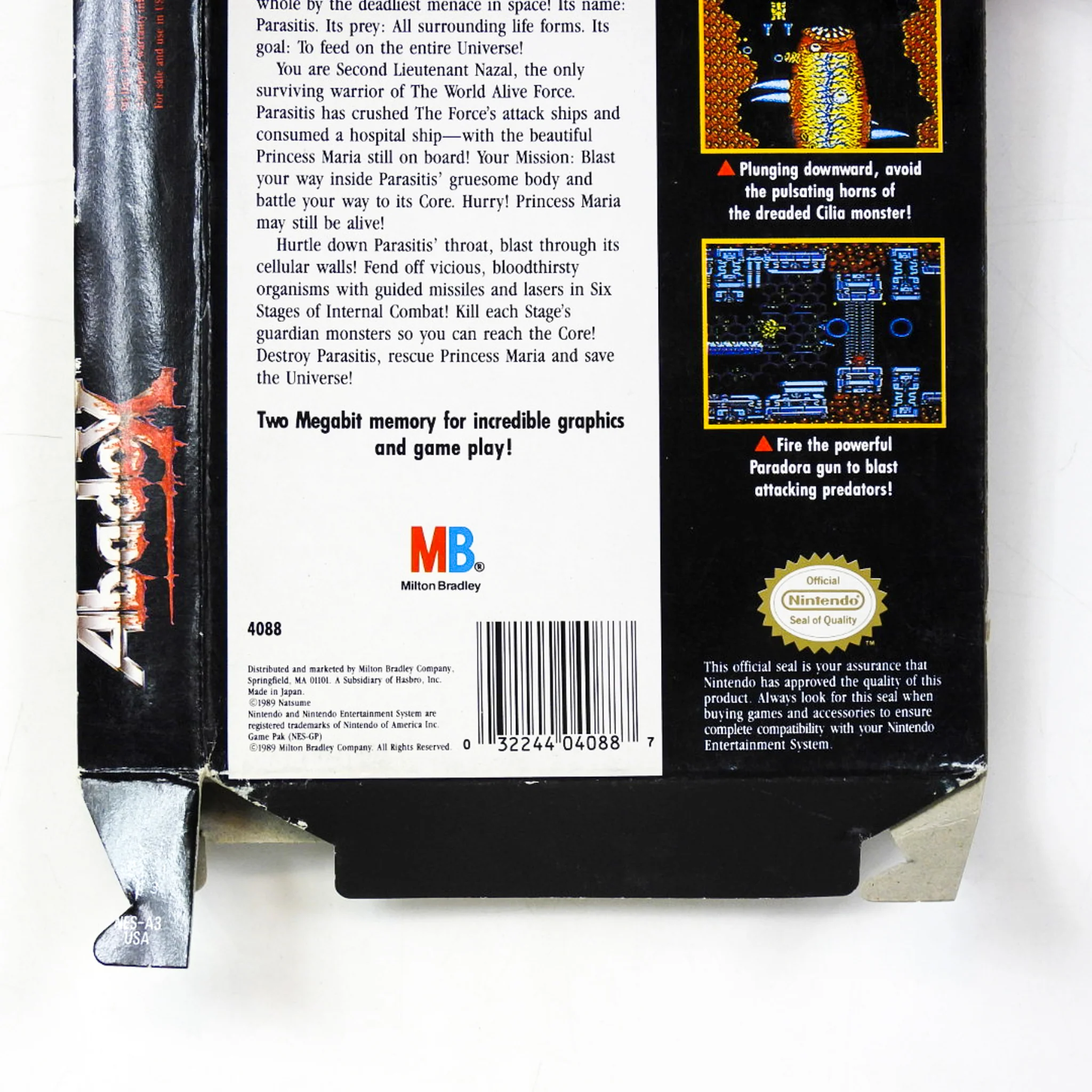 Abadox [Box] (Nintendo / NES) - Image 3