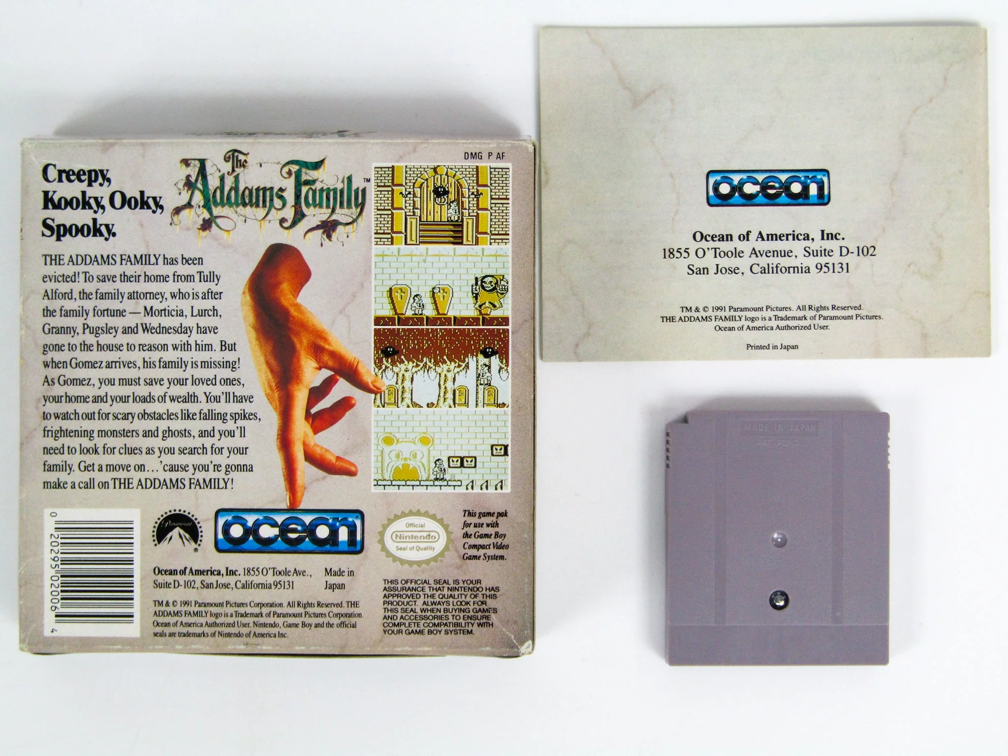 Addams Family (Nintendo Game Boy) - Image 2