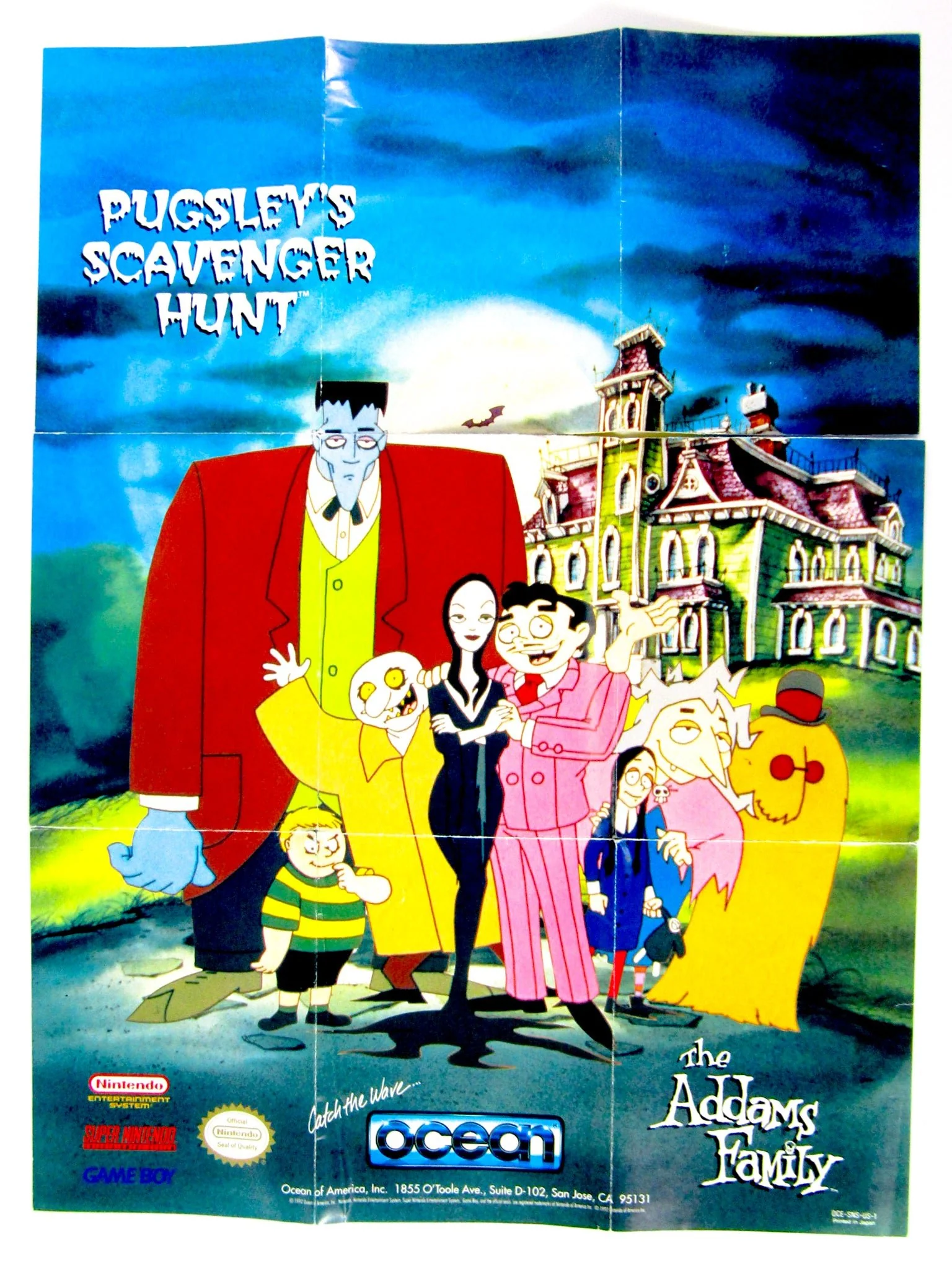 Addams Family Pugsley's Scavenger Hunt [Poster] (Super Nintendo / SNES) - Image 4