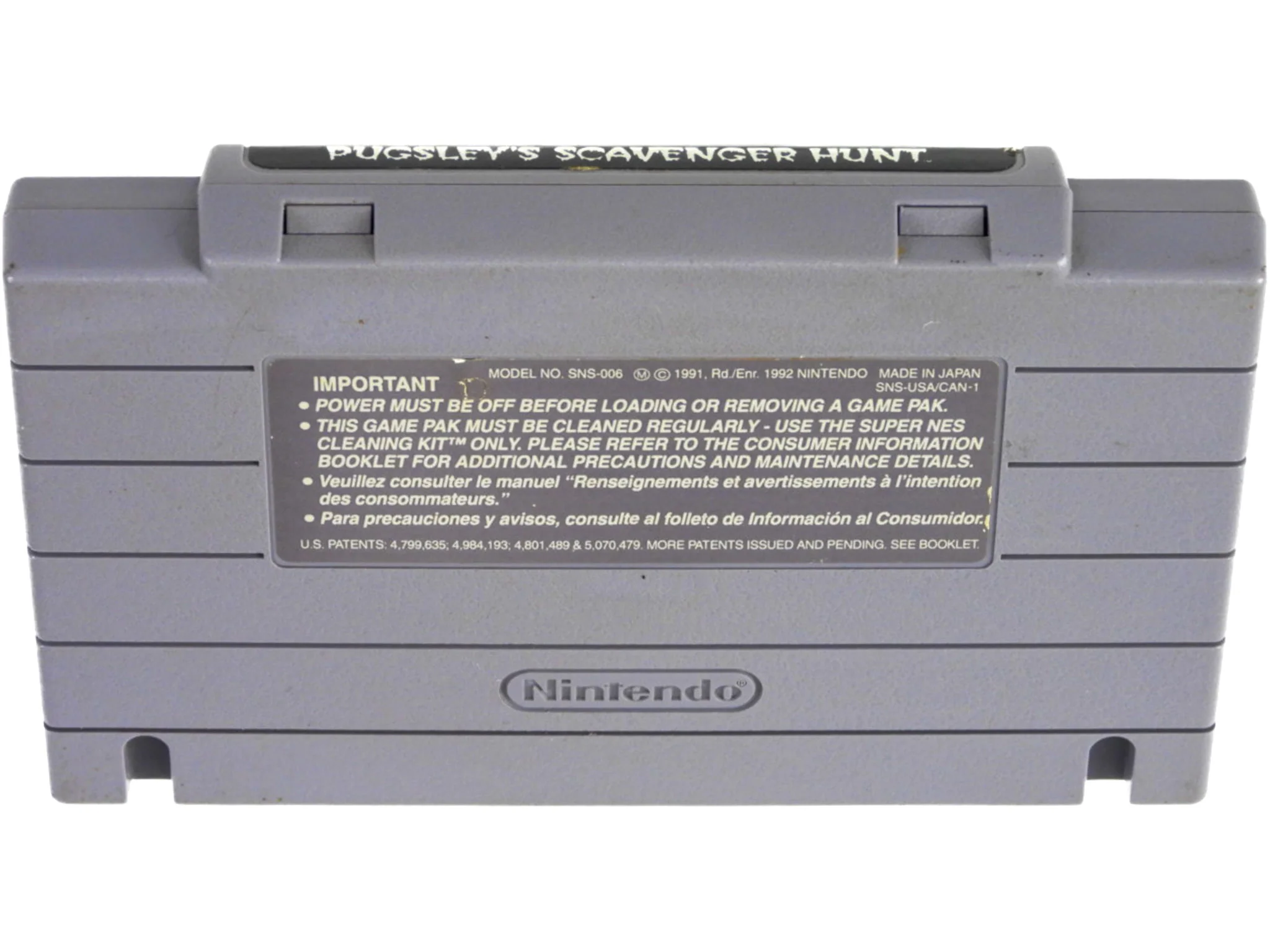 Addams Family Pugsley's Scavenger Hunt (Super Nintendo / SNES) - Image 4