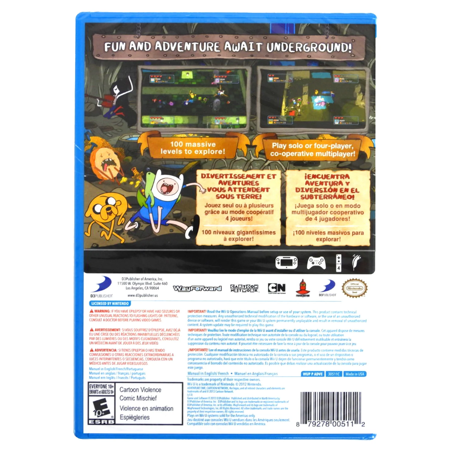 Adventure Time: Explore the Dungeon Because I Don't Know (Nintendo Wii U) - Image 2