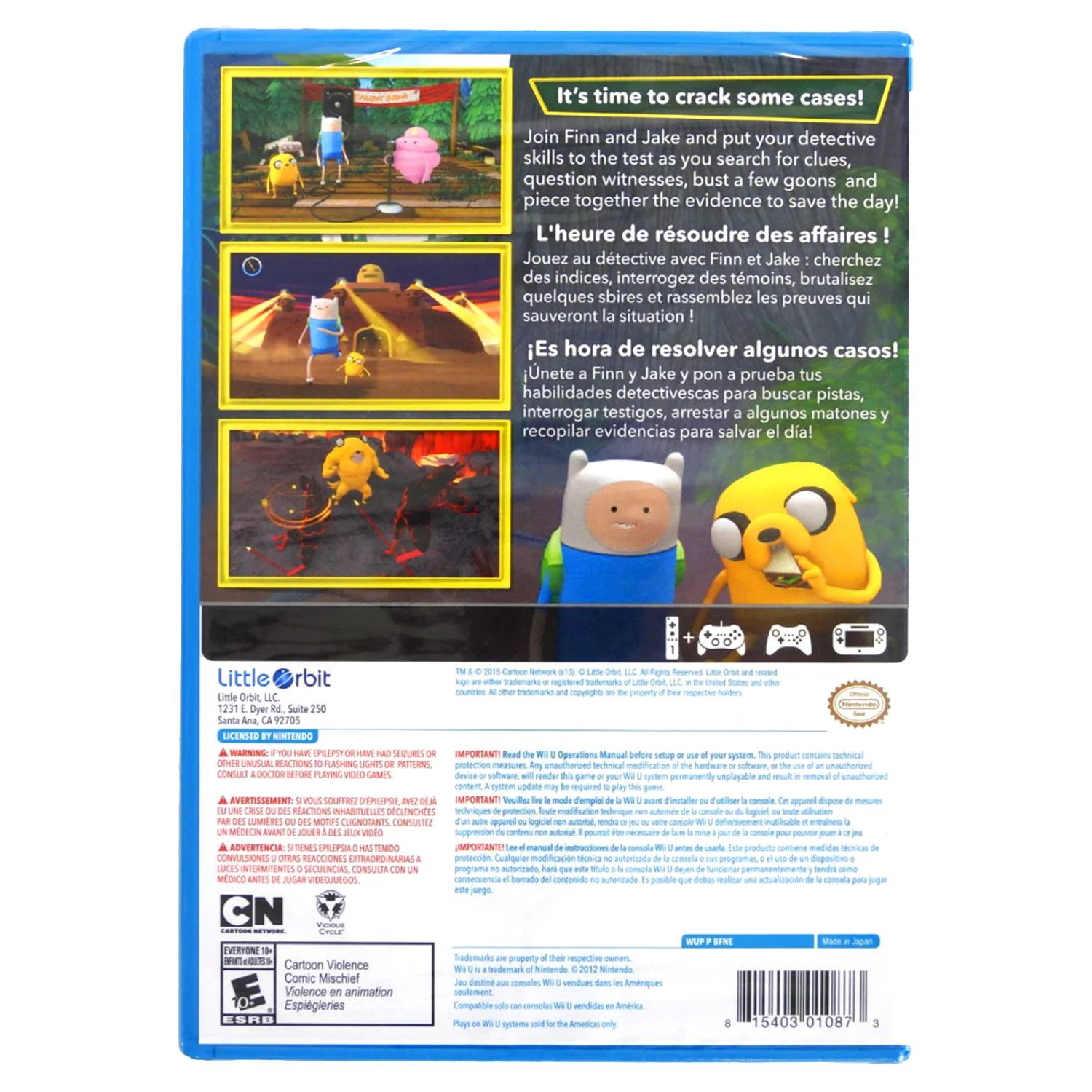 Adventure Time: Finn and Jake Investigations (Nintendo Wii U) - Image 2