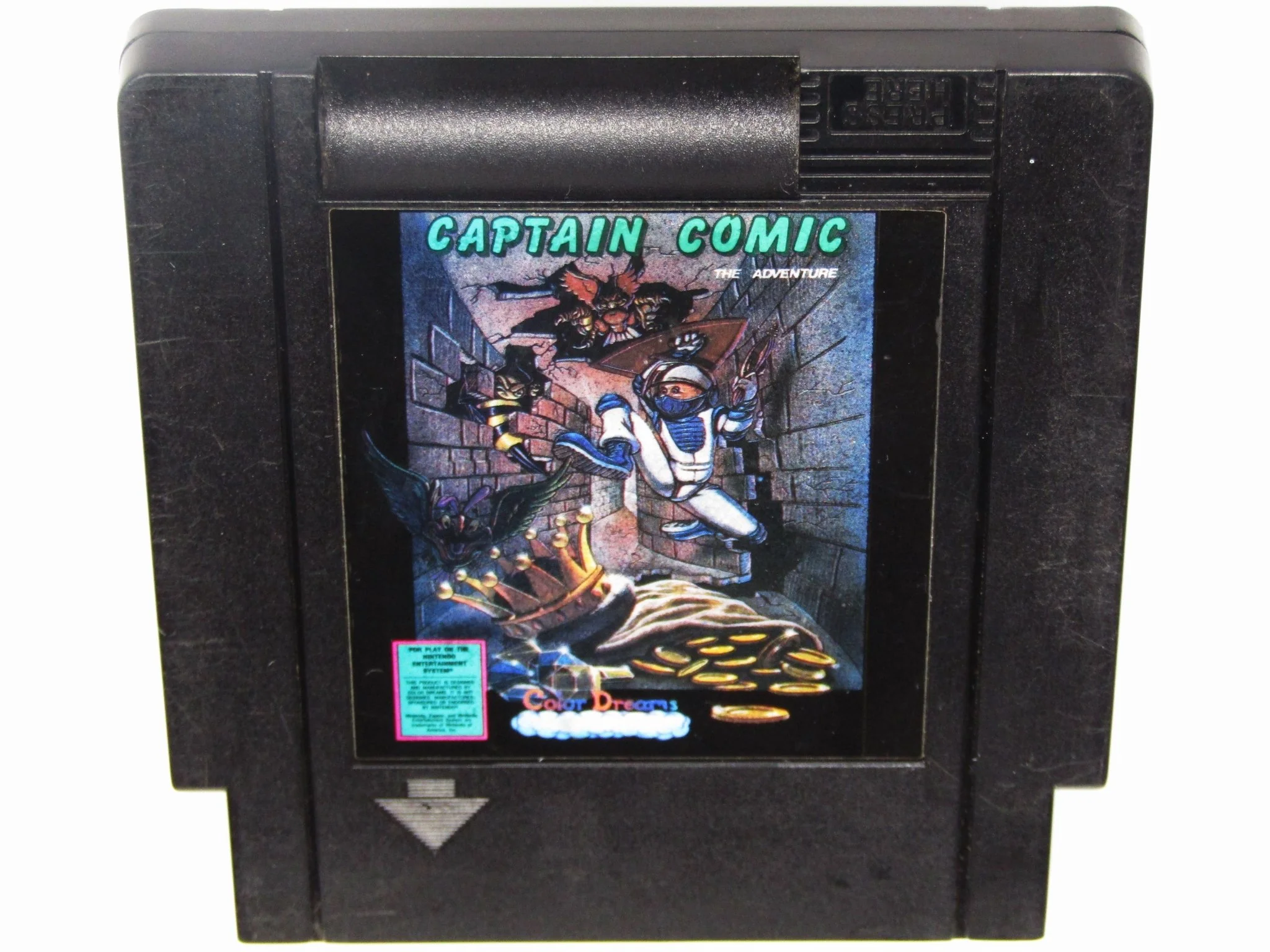 Adventures of Captain Comic [Black Cart] (Nintendo / NES)