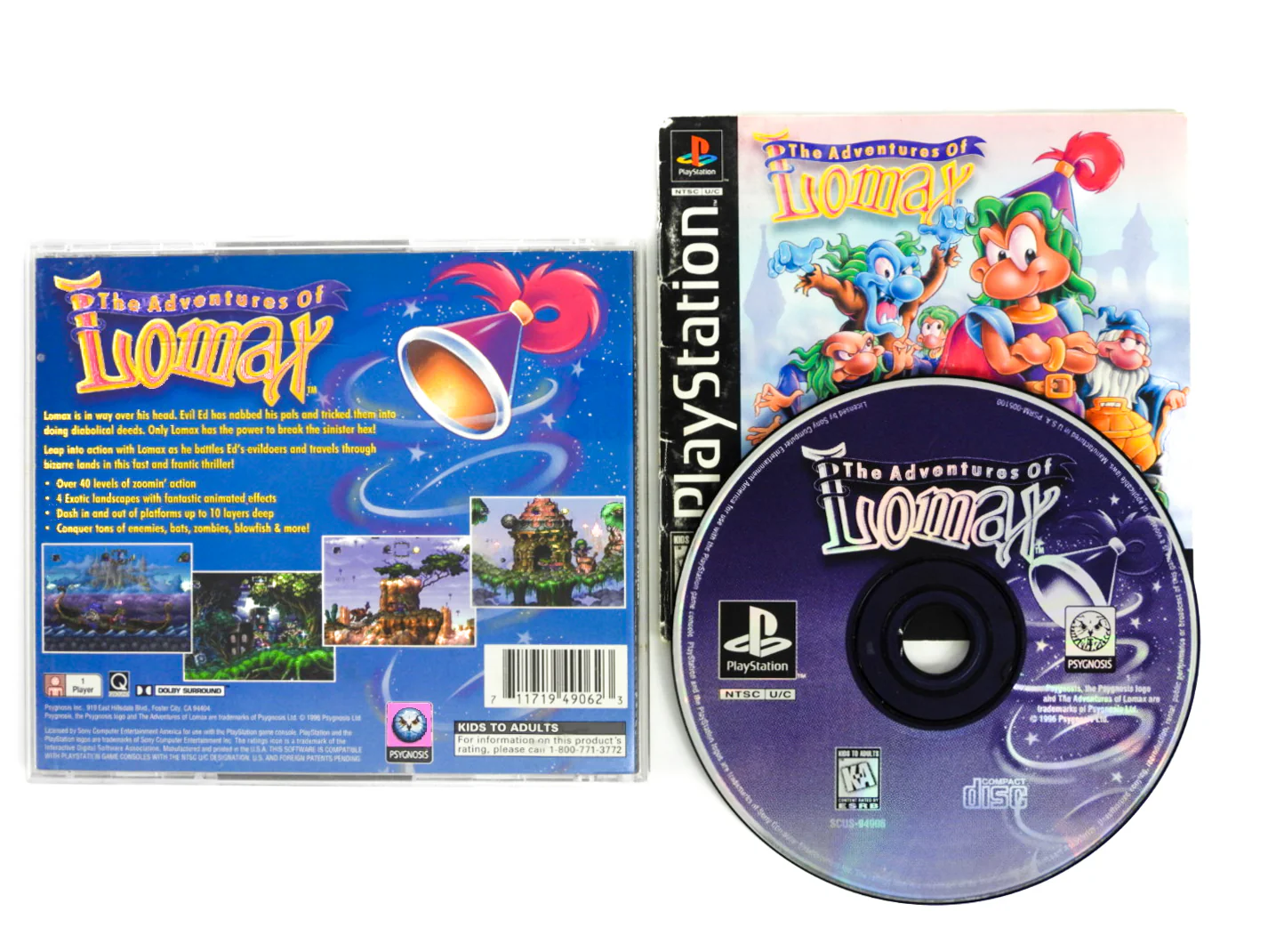 Adventures of Lomax (PlayStation / PS1)