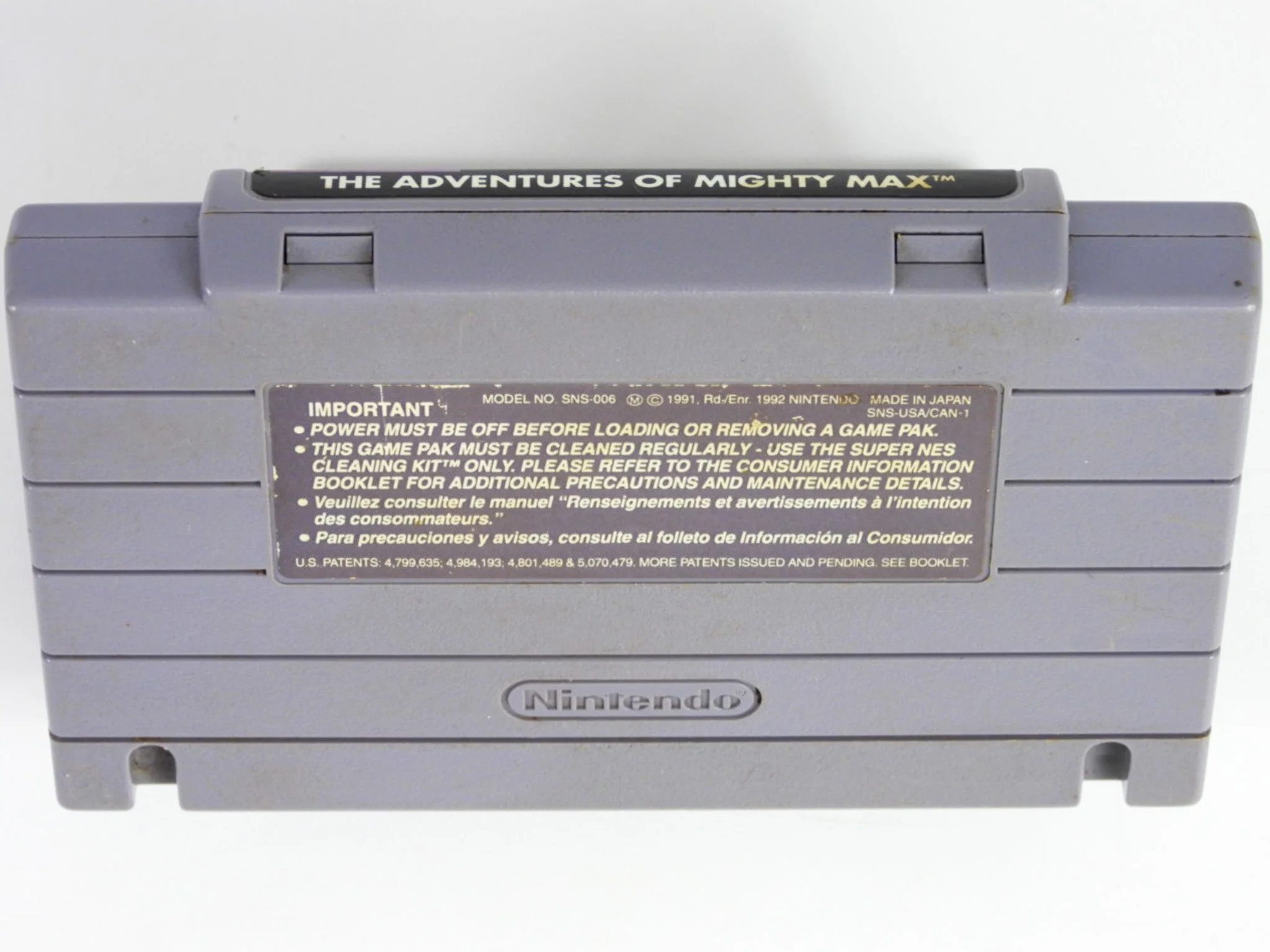 Adventures Of Mighty Max (Super Nintendo / SNES) - Image 2