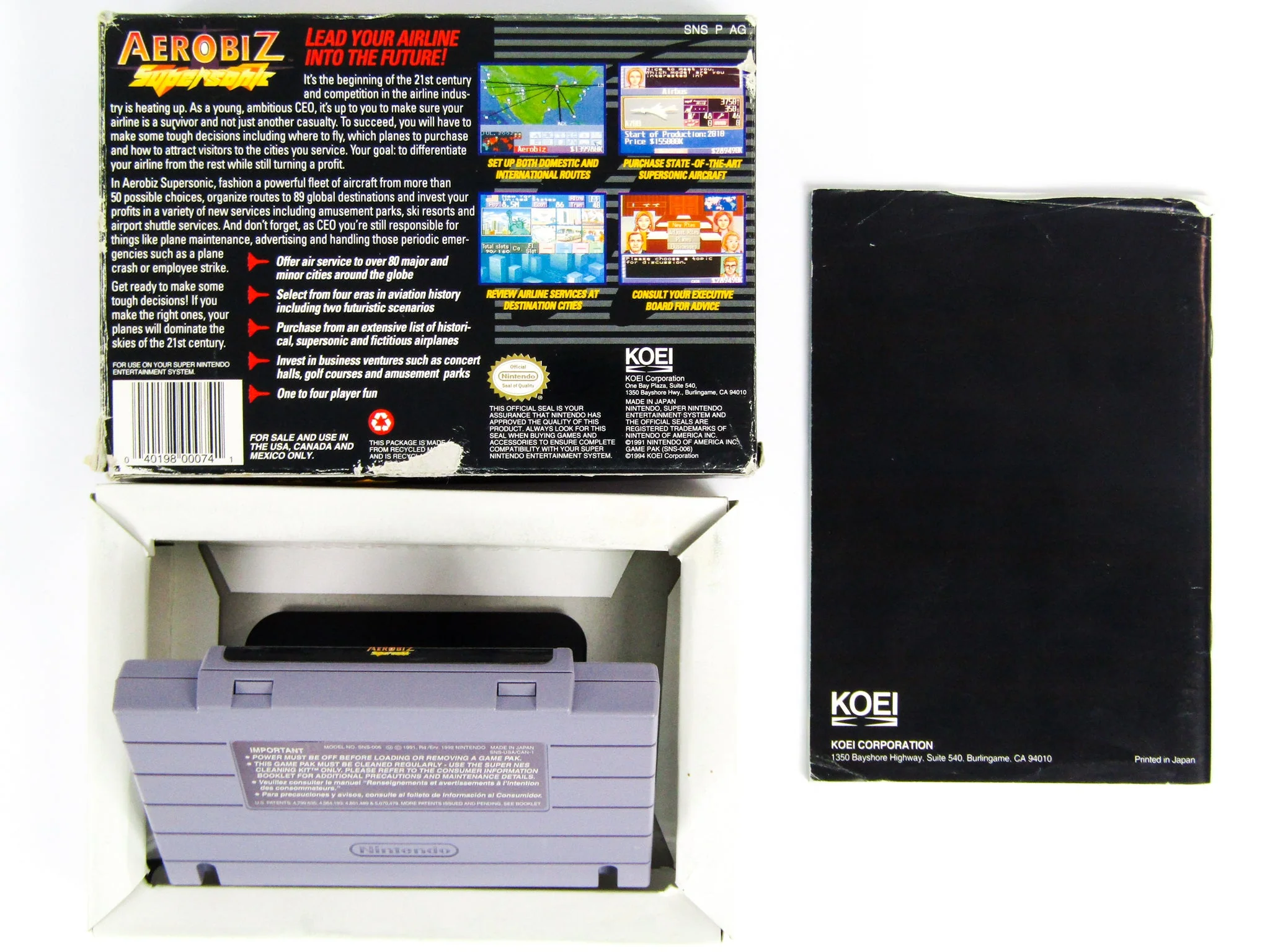 Aerobiz Supersonic (Super Nintendo / SNES) - Image 2