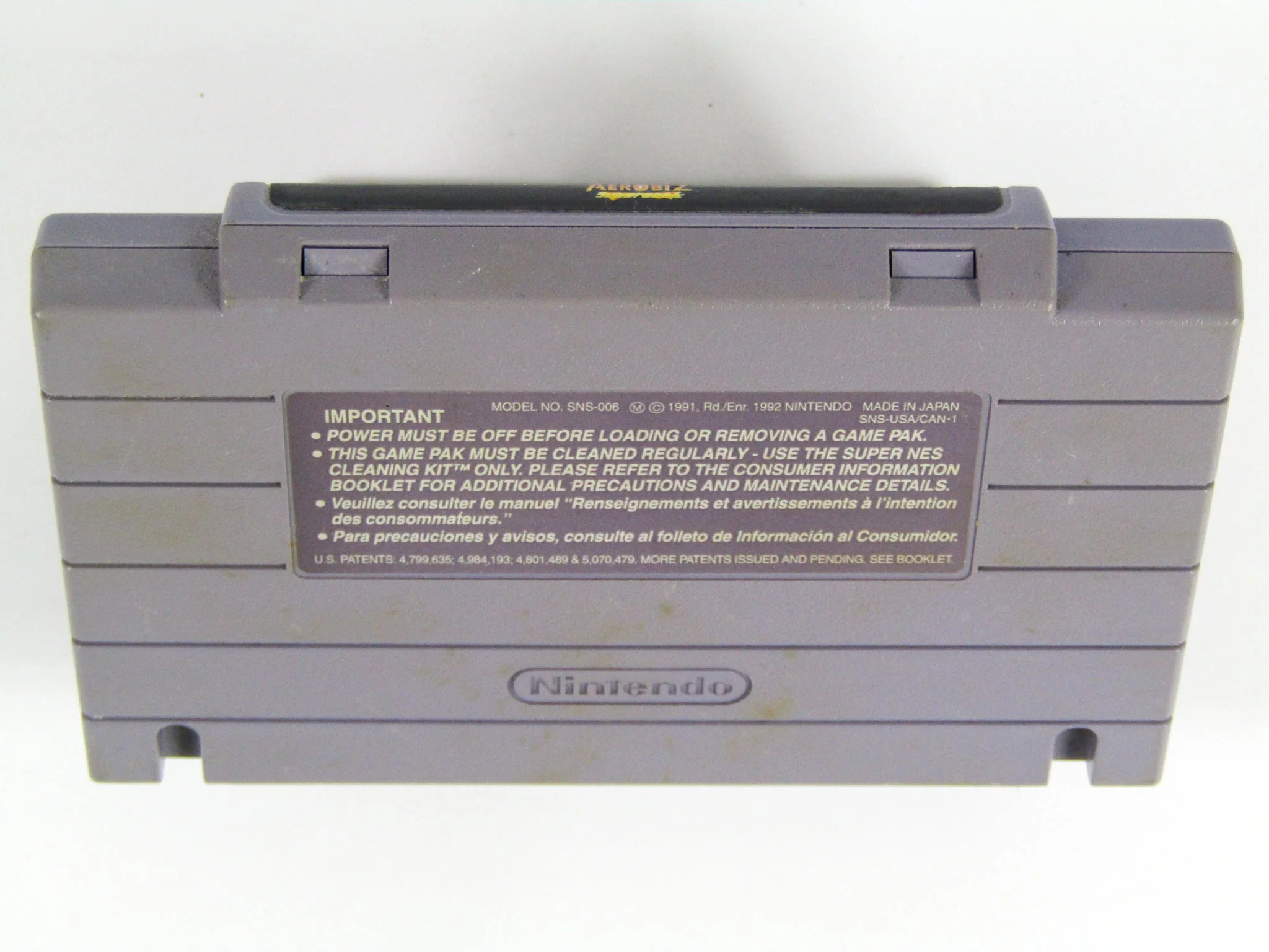 Aerobiz Supersonic (Super Nintendo / SNES) - Image 6