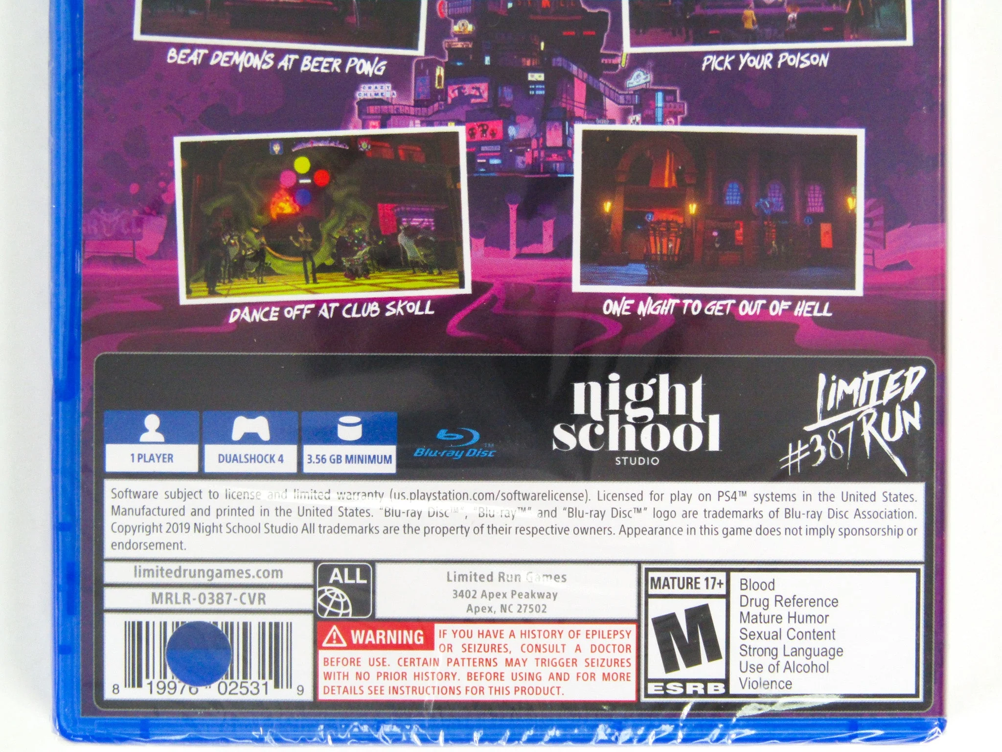 Afterparty [Limited Run Games] (PlayStation 4 / PS4) - Image 2