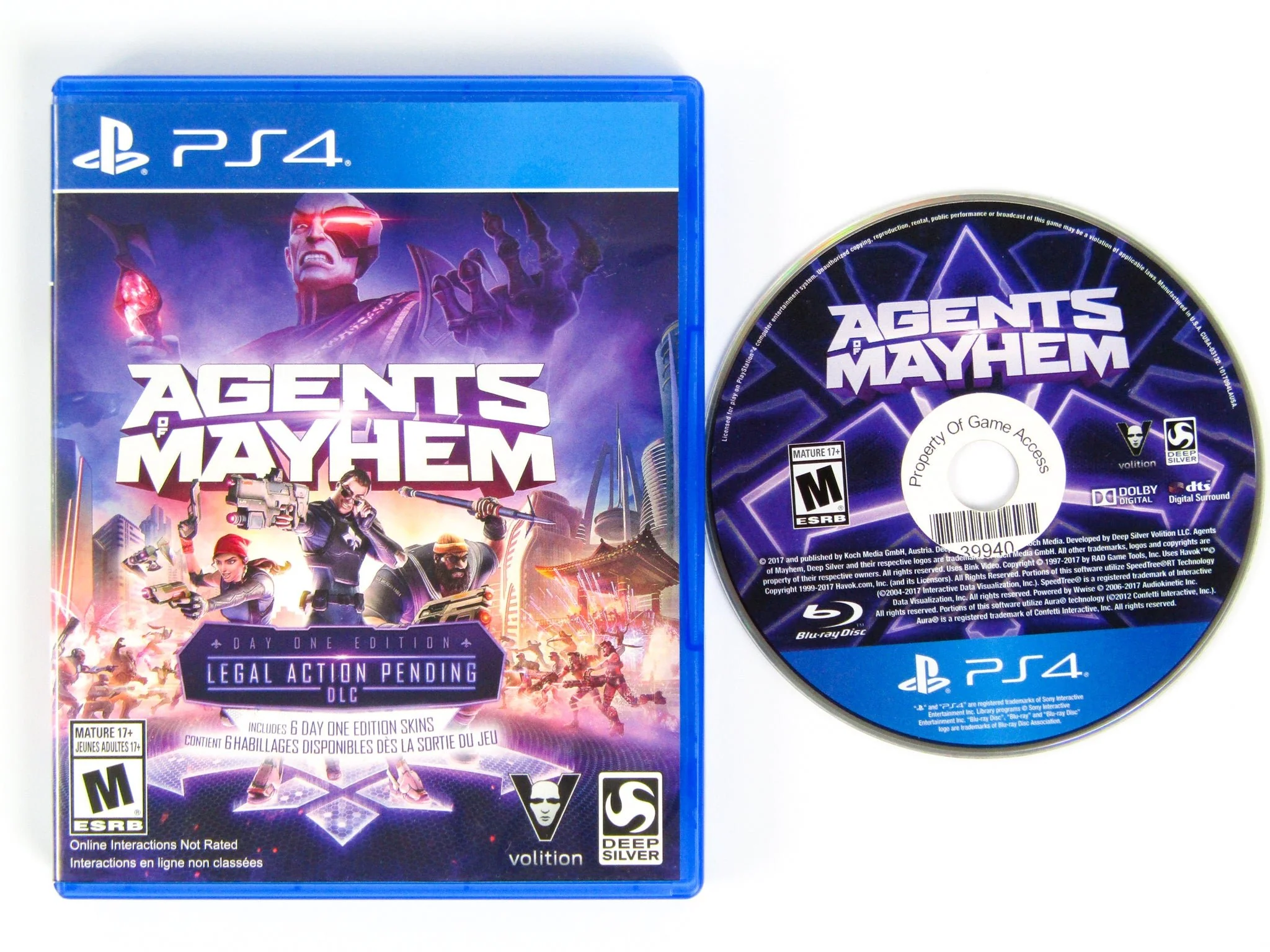 Agents Of Mayhem (PlayStation 4 / PS4)