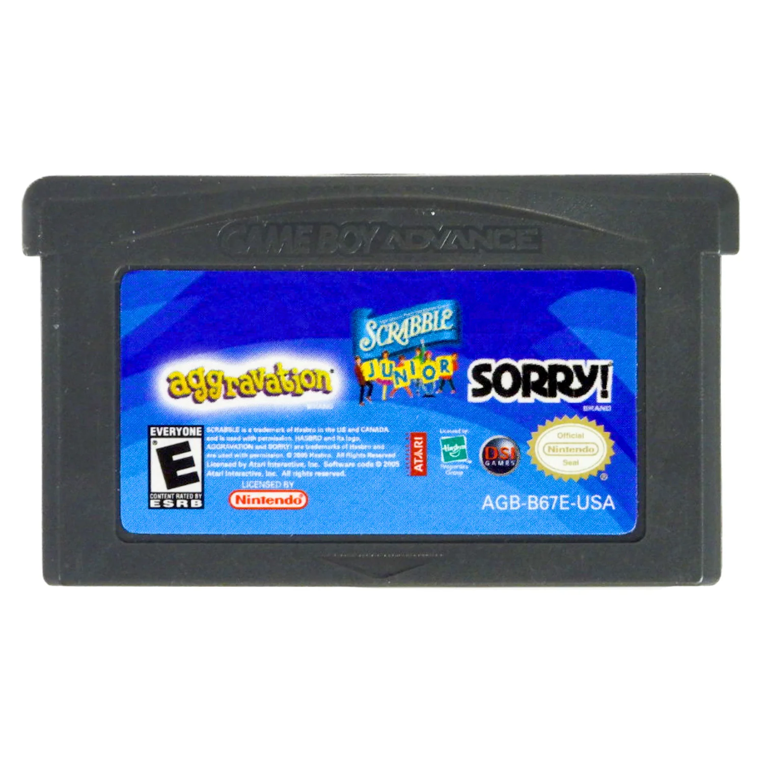 Aggravation / Sorry / Scrabble Jr (Nintendo Game Boy Advance / GBA) - Image 3