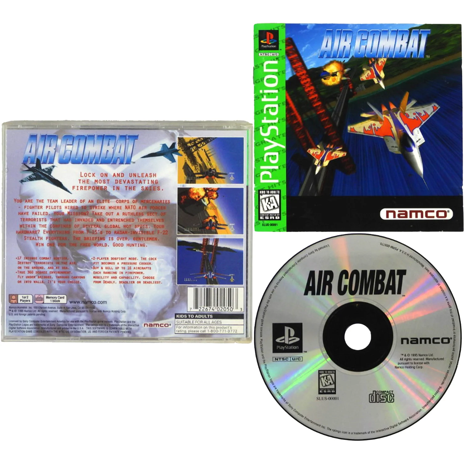 Air Combat [Greatest Hits] (PlayStation / PS1) - Image 4