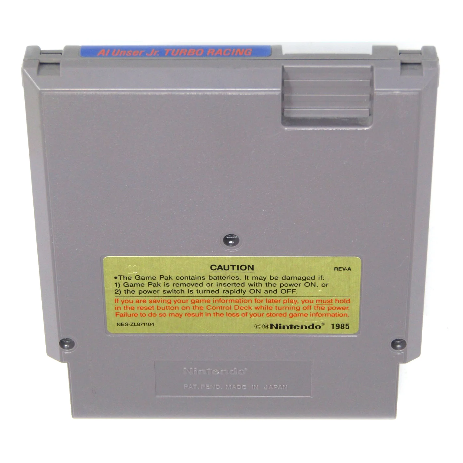Al Unser Jr. Turbo Racing (Nintendo / NES) - Image 4
