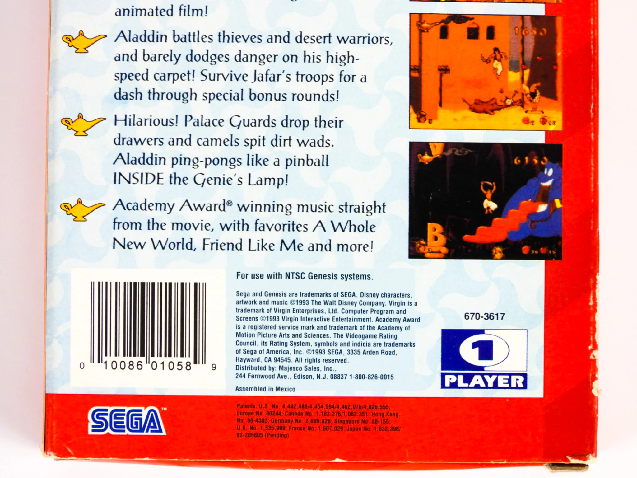 Aladdin [Cardboard Box] (Sega Genesis) - Image 5