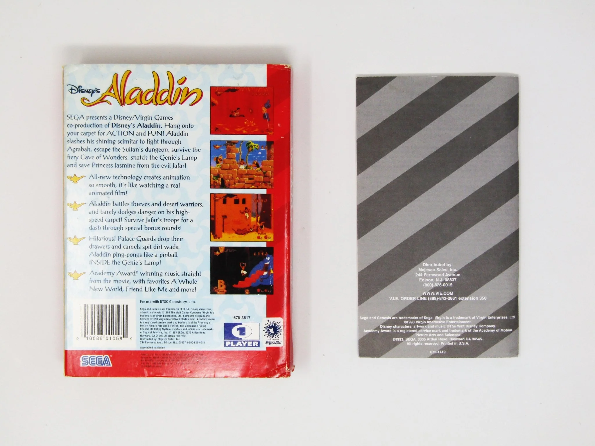 Aladdin [Cardboard Box] (Sega Genesis) - Image 7