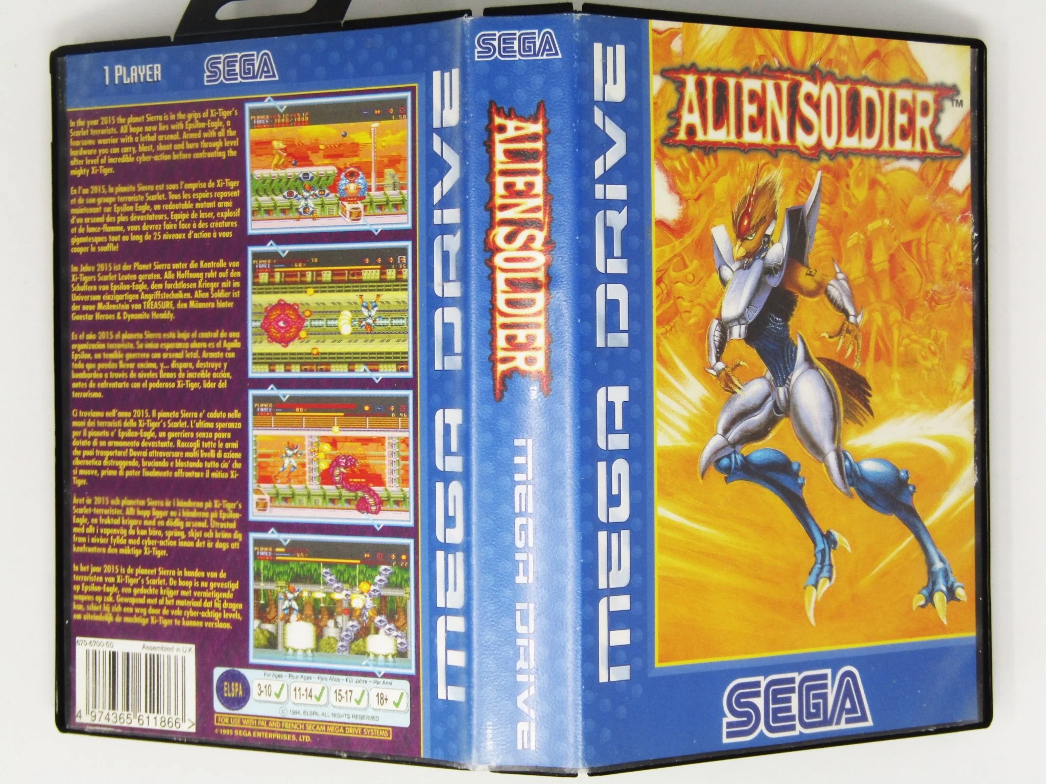 Alien Soldier [PAL] (Sega Mega Drive) - Image 4