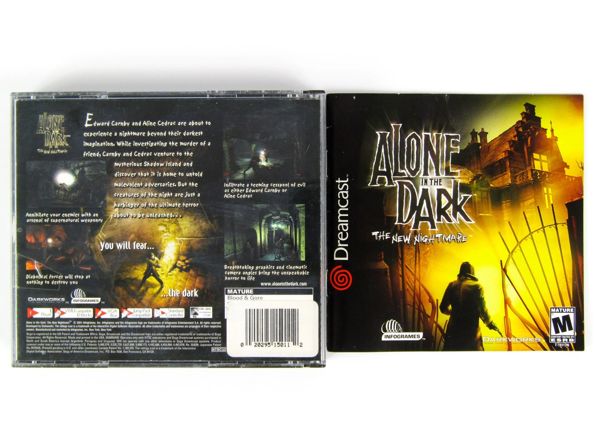 Alone In The Dark The New Nightmare (Sega Dreamcast) - Image 4