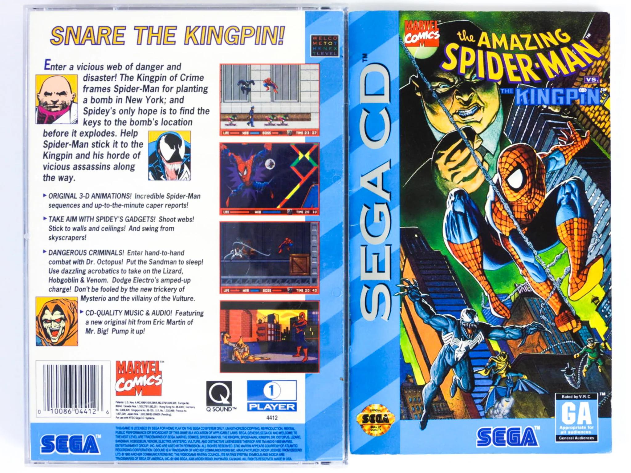 Amazing Spider-Man Vs. The Kingpin (Sega CD) - Image 2