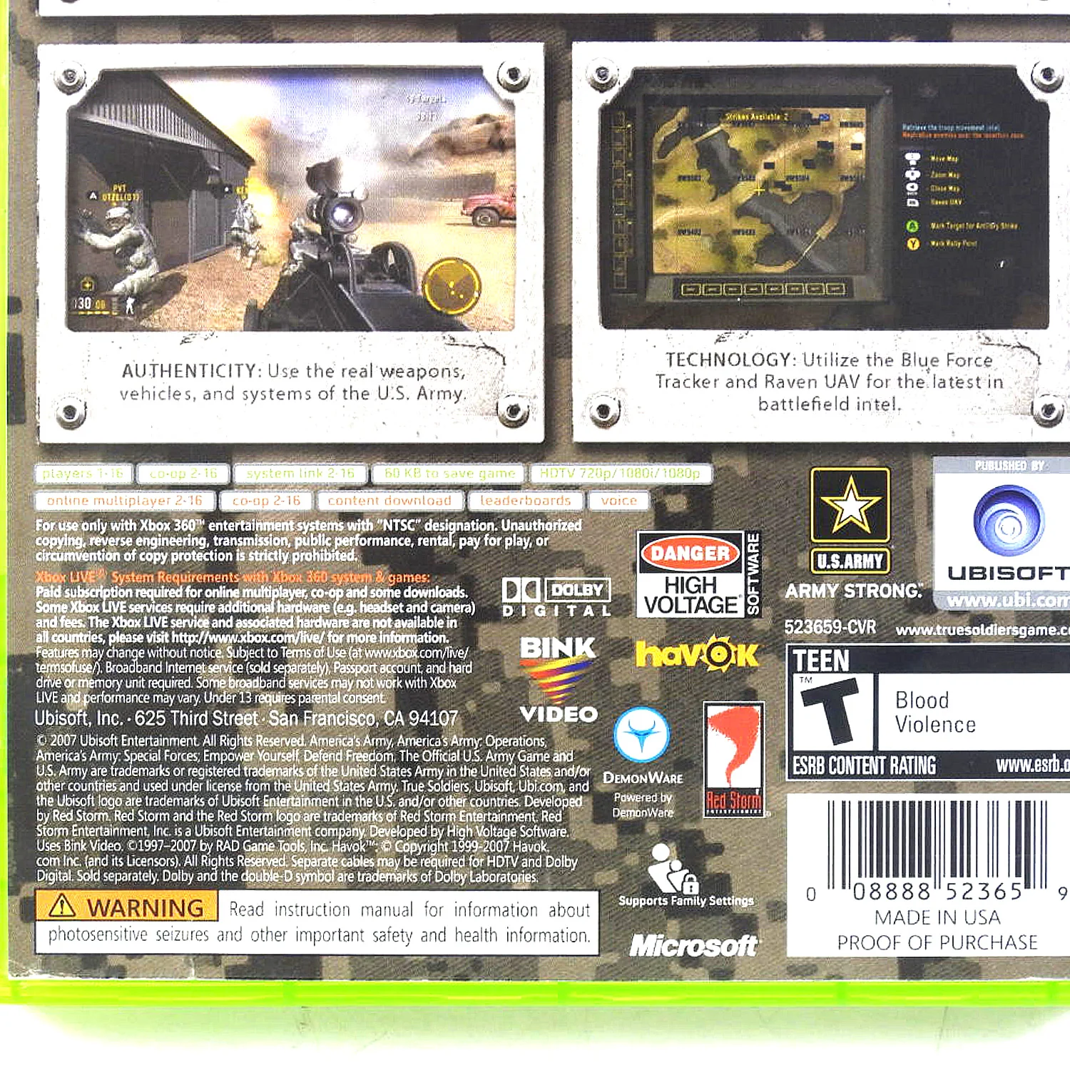 America's Army True Soldiers (Xbox 360) - Image 2