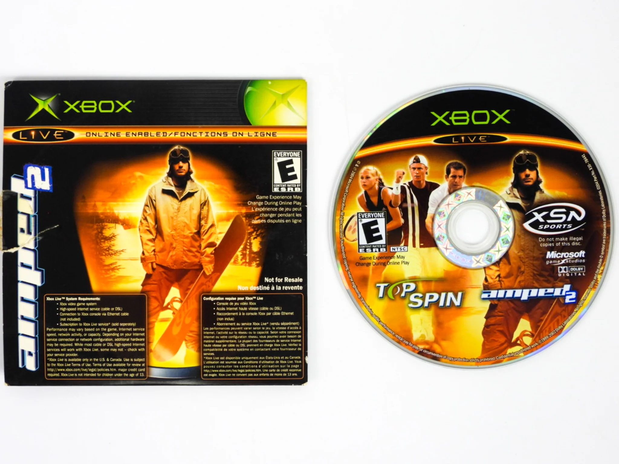 Amped 2 & Top Spin 2 Dual Pack [Not For Resale] (Xbox) - Image 4