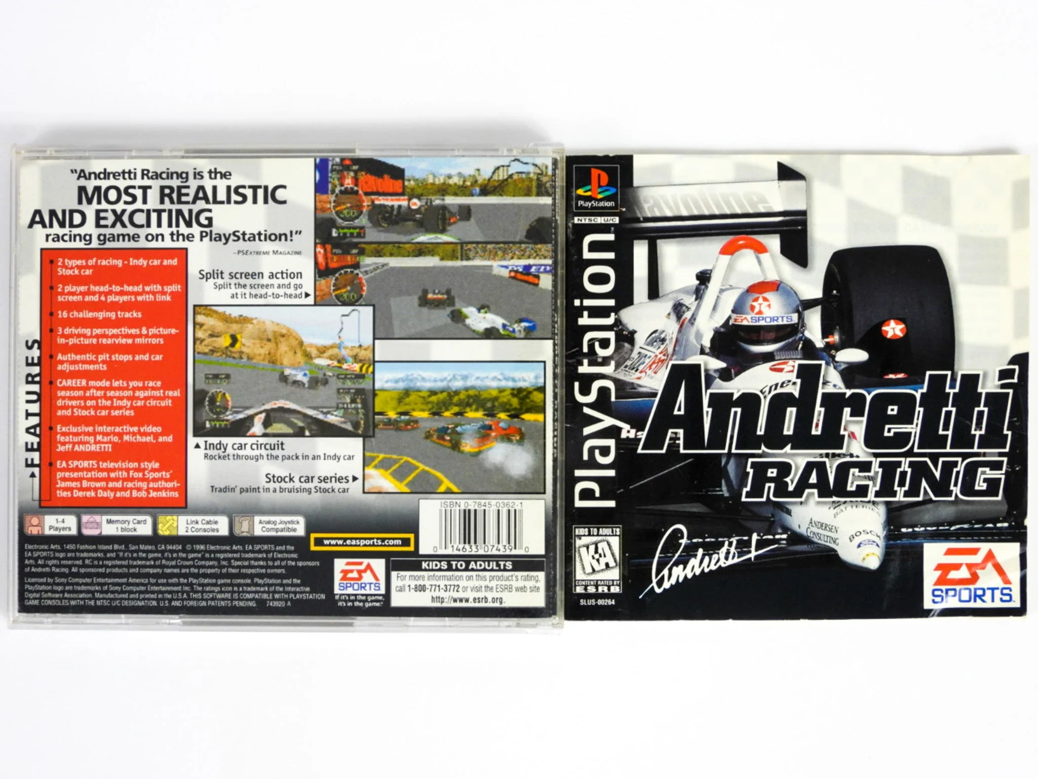 Andretti Racing (PlayStation / PS1) - Image 2