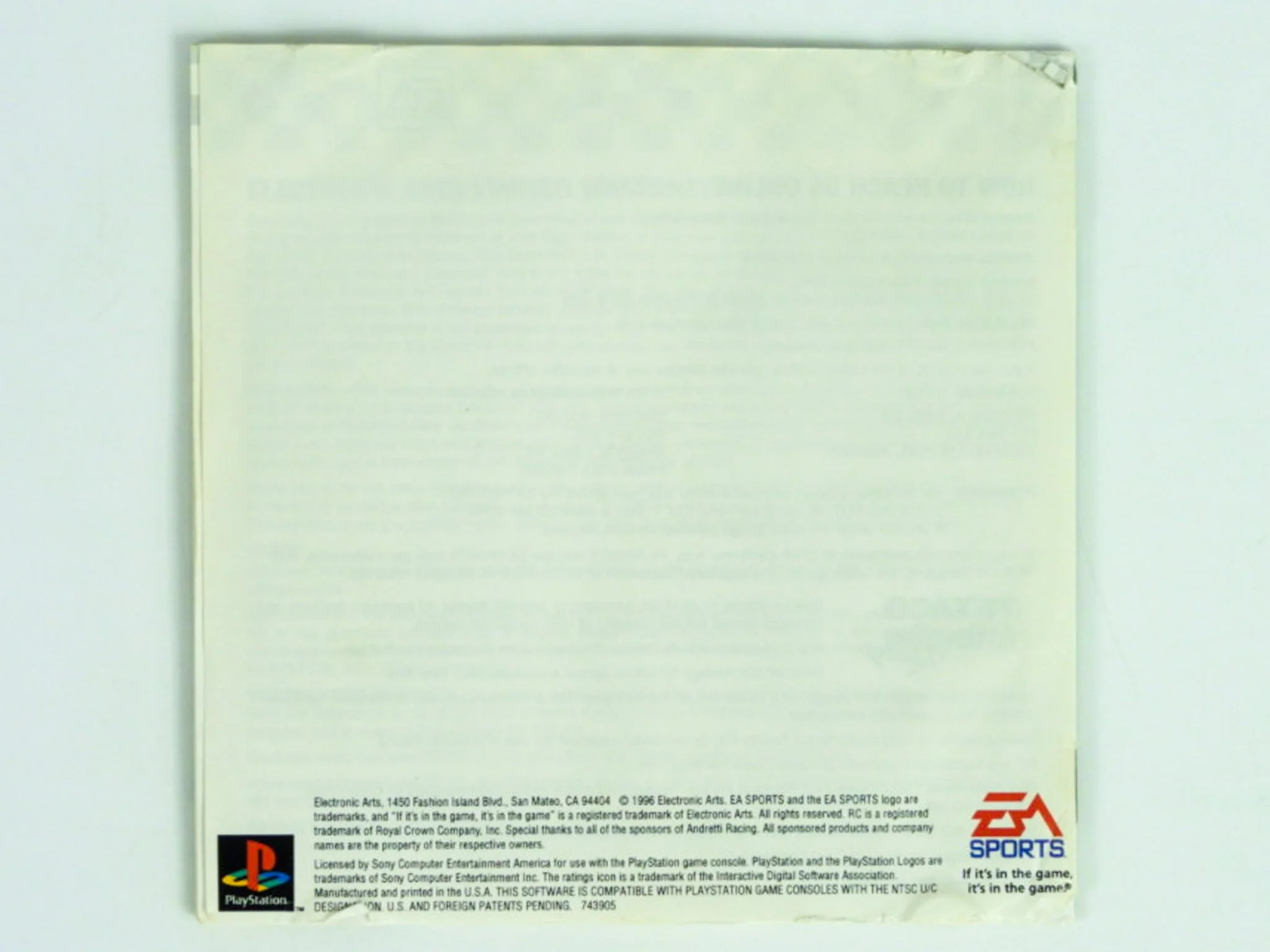 Andretti Racing (PlayStation / PS1) - Image 5