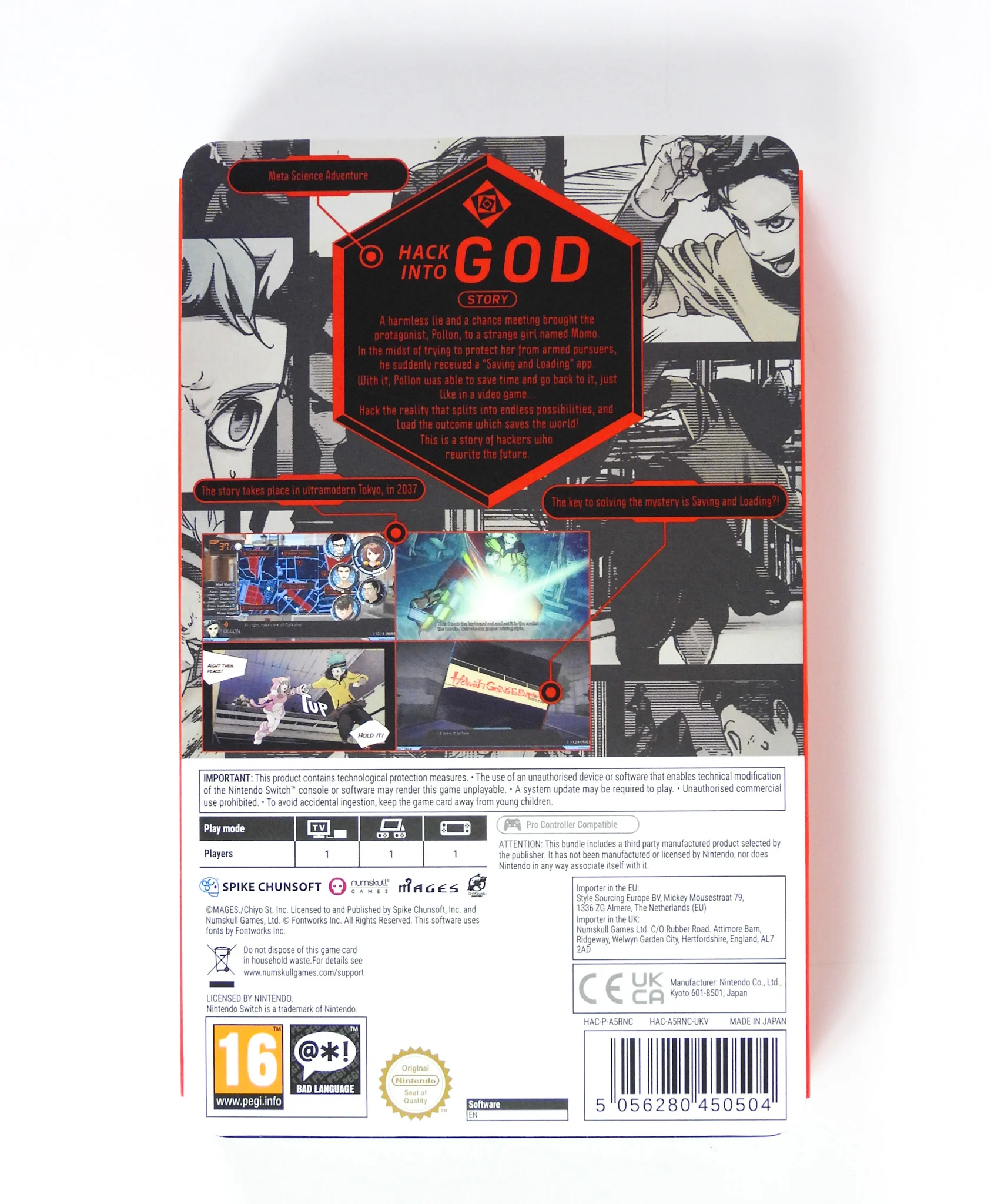 Anonymous;Code [SteelBook Launch Edition] [PAL] (Nintendo Switch) - Image 3