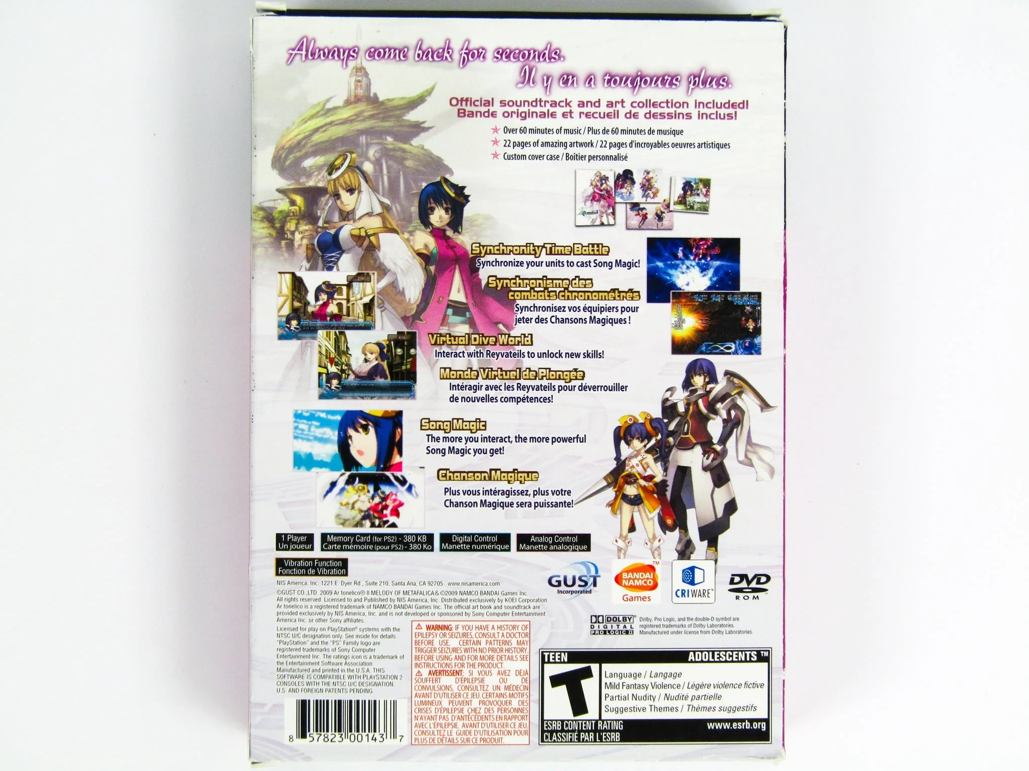 Ar Tonelico 2 Melody Of MetaFalica [Limited Edition] (PlayStation 2 / PS2) - Image 2