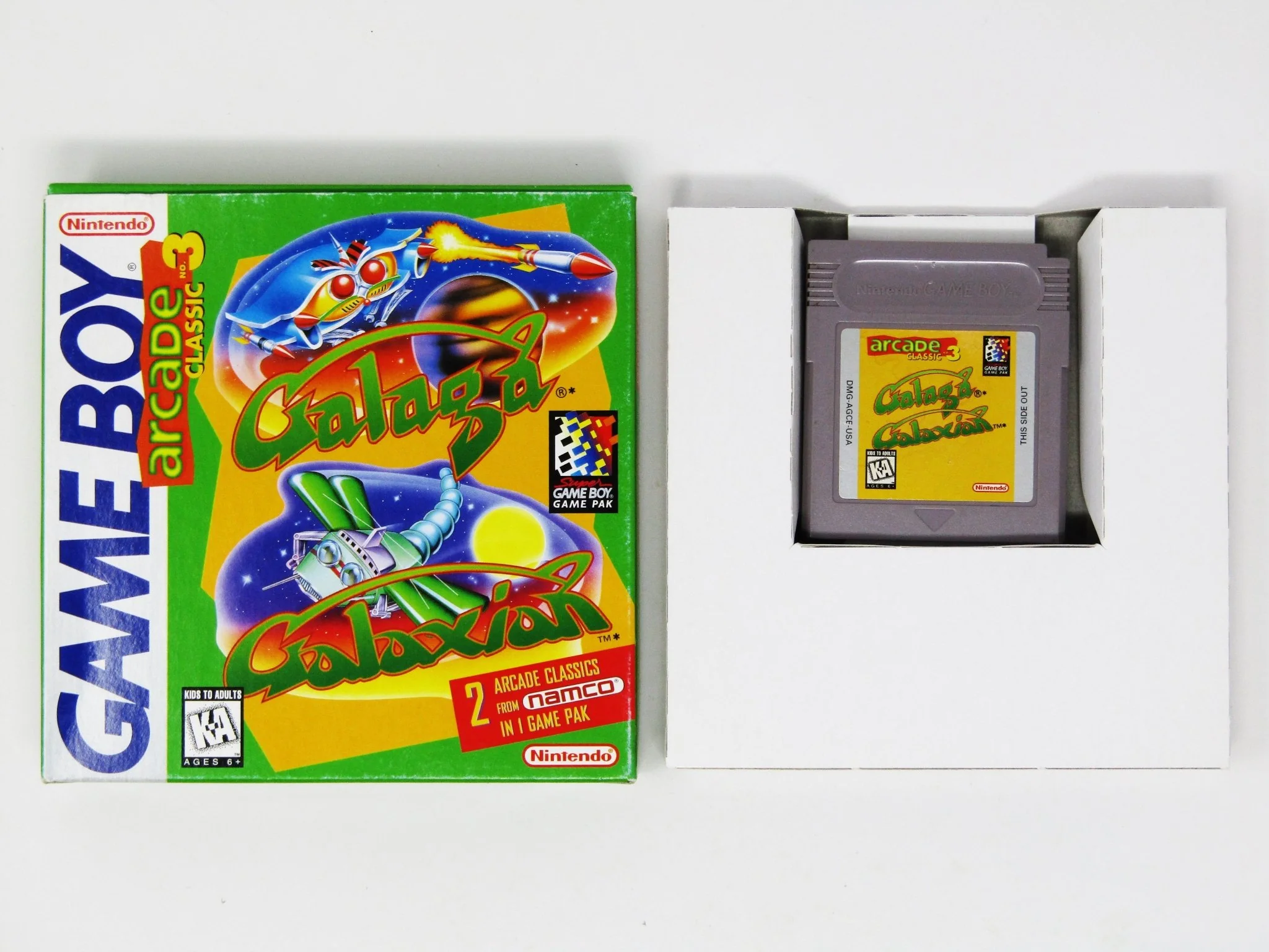 Arcade Classic 3: Galaga And Galaxian (Nintendo Game Boy)