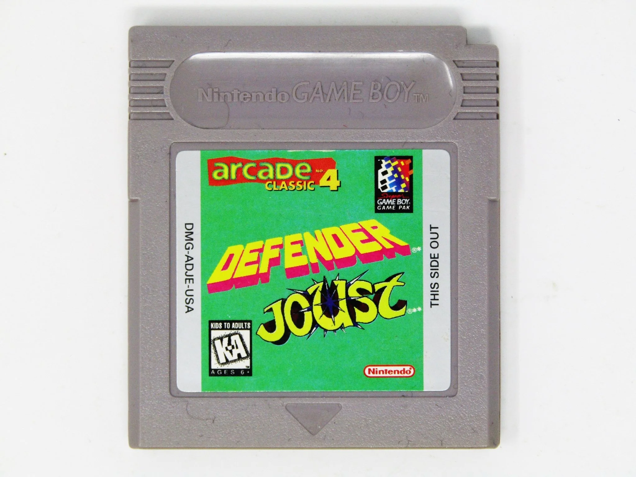 Arcade Classic 4: Defender And Joust (Nintendo Game Boy) - Image 4