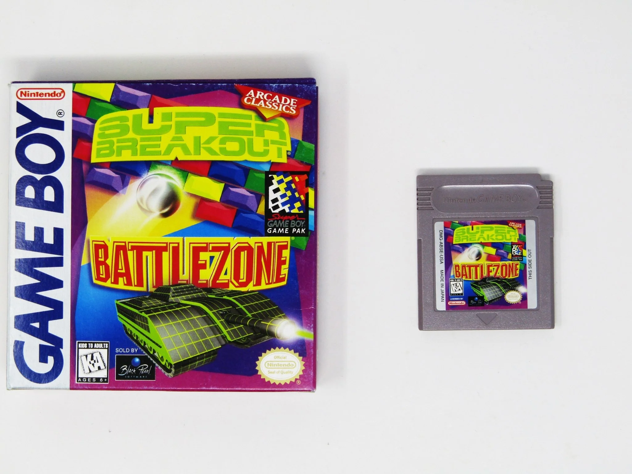 Arcade Classic: Super Breakout And Battlezone (Nintendo Game Boy)