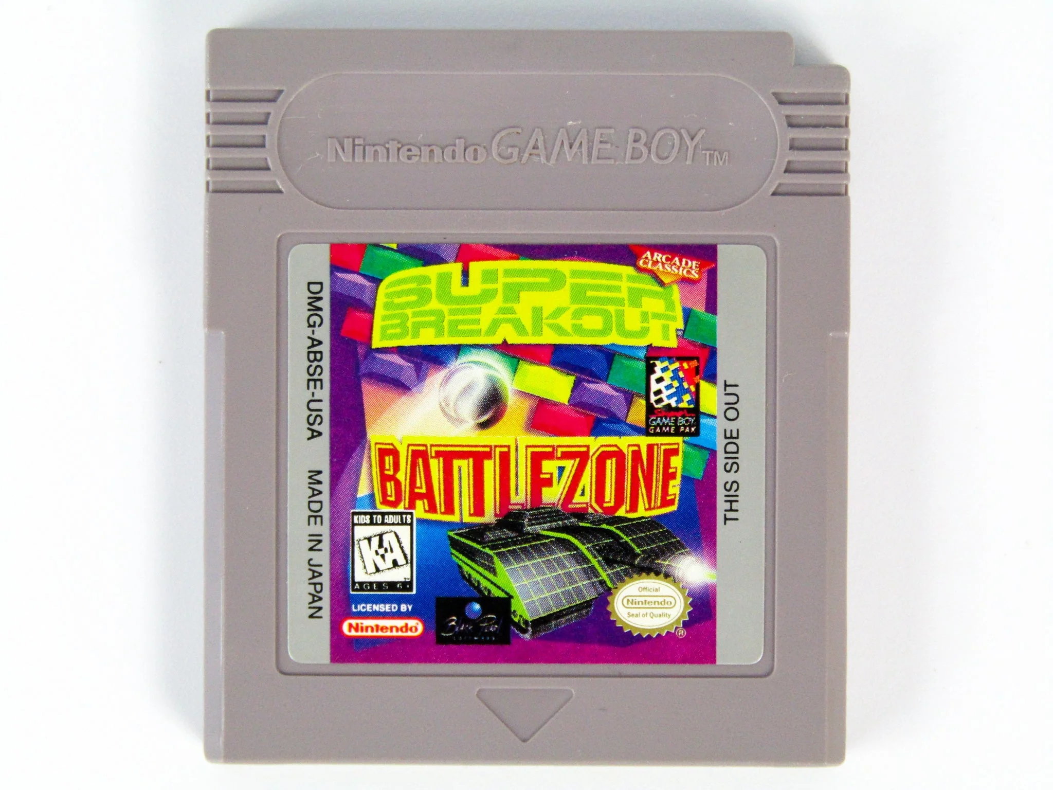 Arcade Classic: Super Breakout And Battlezone (Nintendo Game Boy) - Image 2