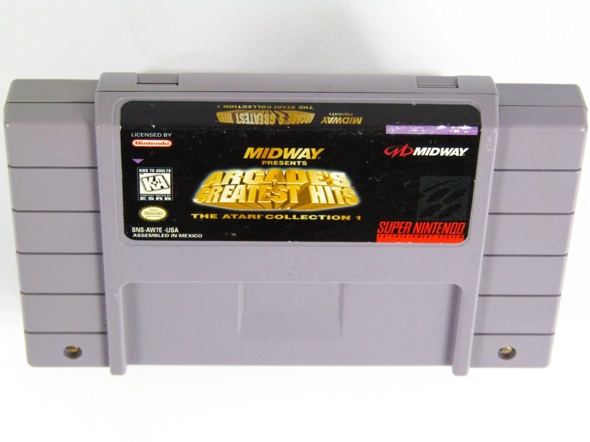 Arcade's Greatest Hits Atari Collection 1 (Super Nintendo / SNES)
