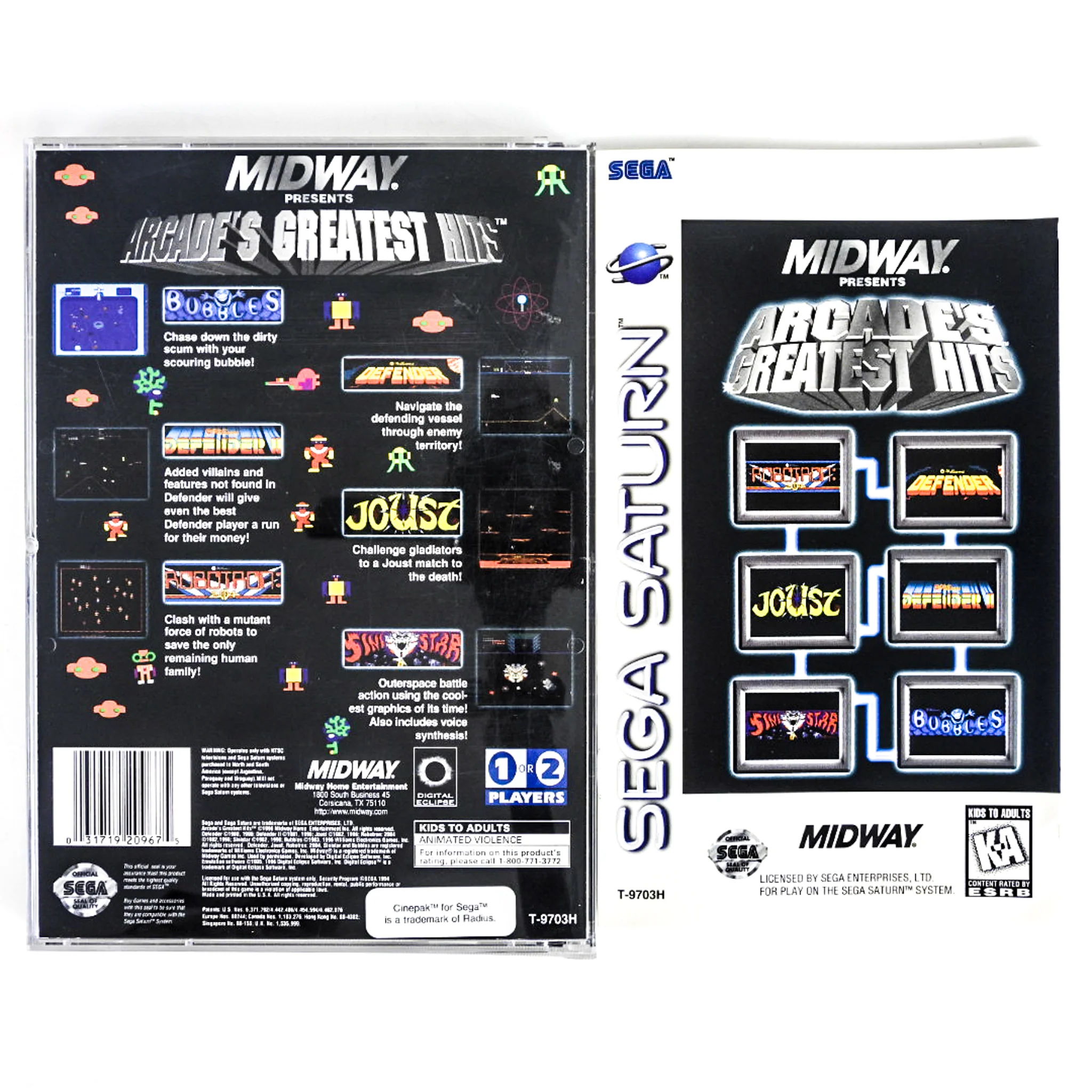 Arcade's Greatest Hits Atari Collection (Sega Saturn) - Image 2