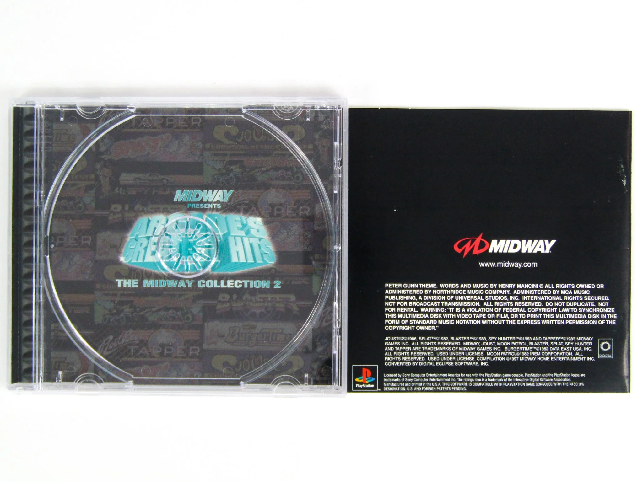Arcade's Greatest Hits Midway Collection 2 (PlayStation / PS1) - Image 3