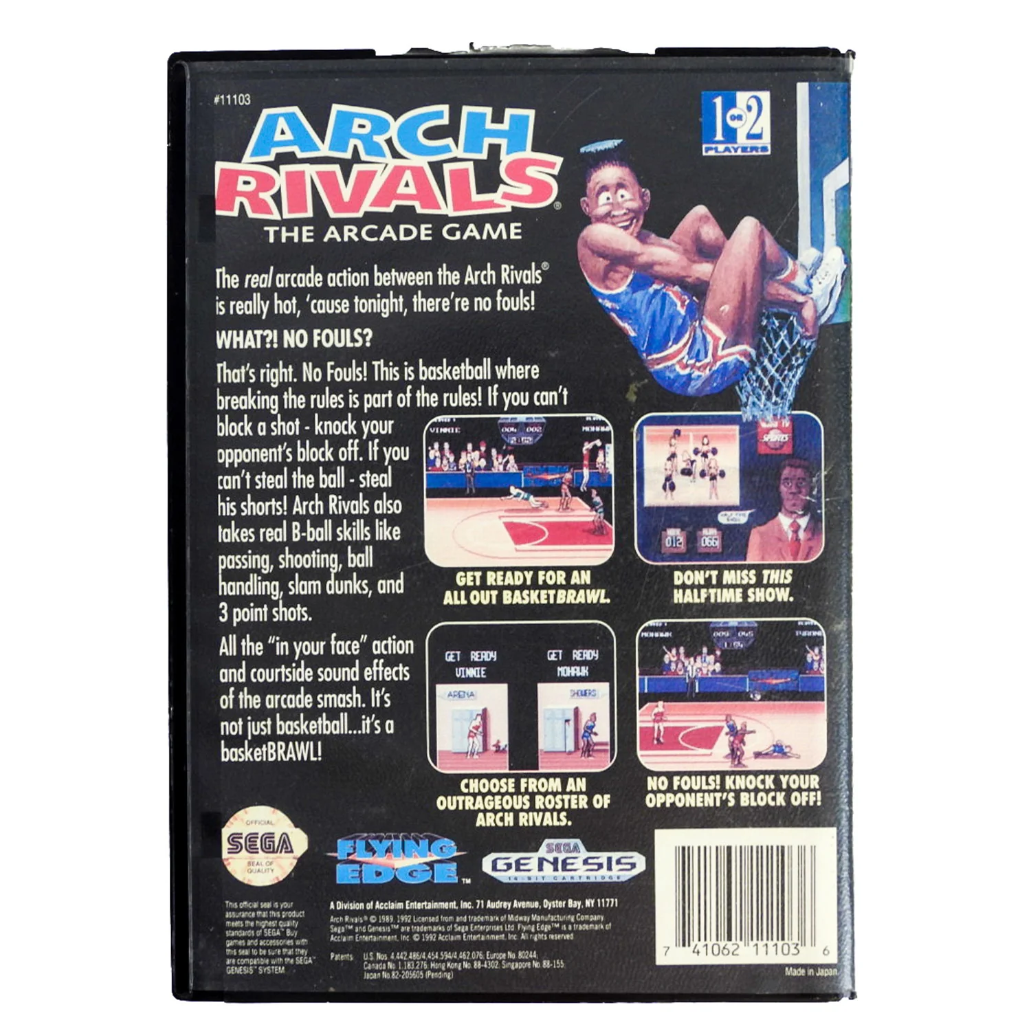 Arch Rivals (Sega Genesis) - Image 2