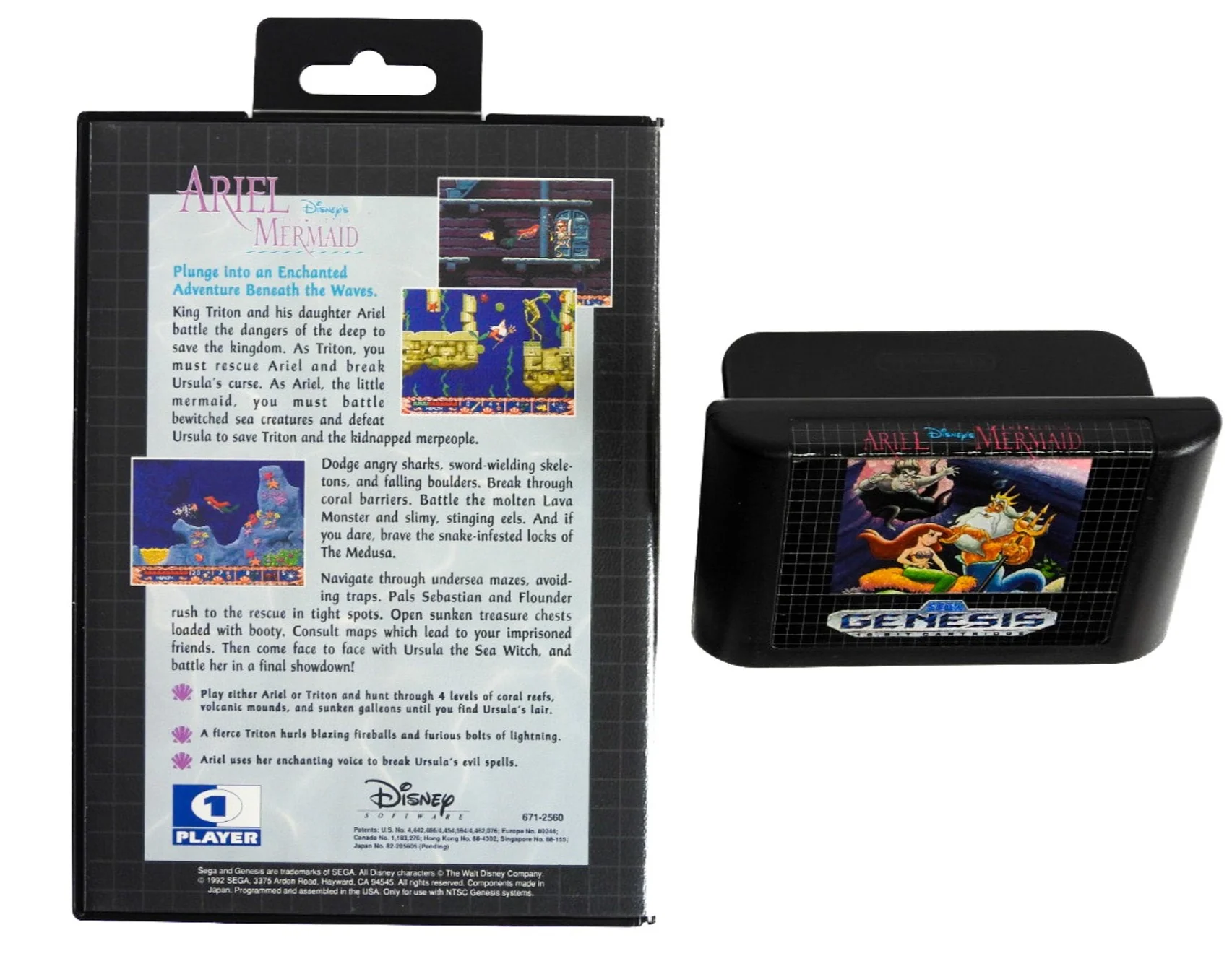 Ariel The Little Mermaid (Sega Genesis) - Image 5