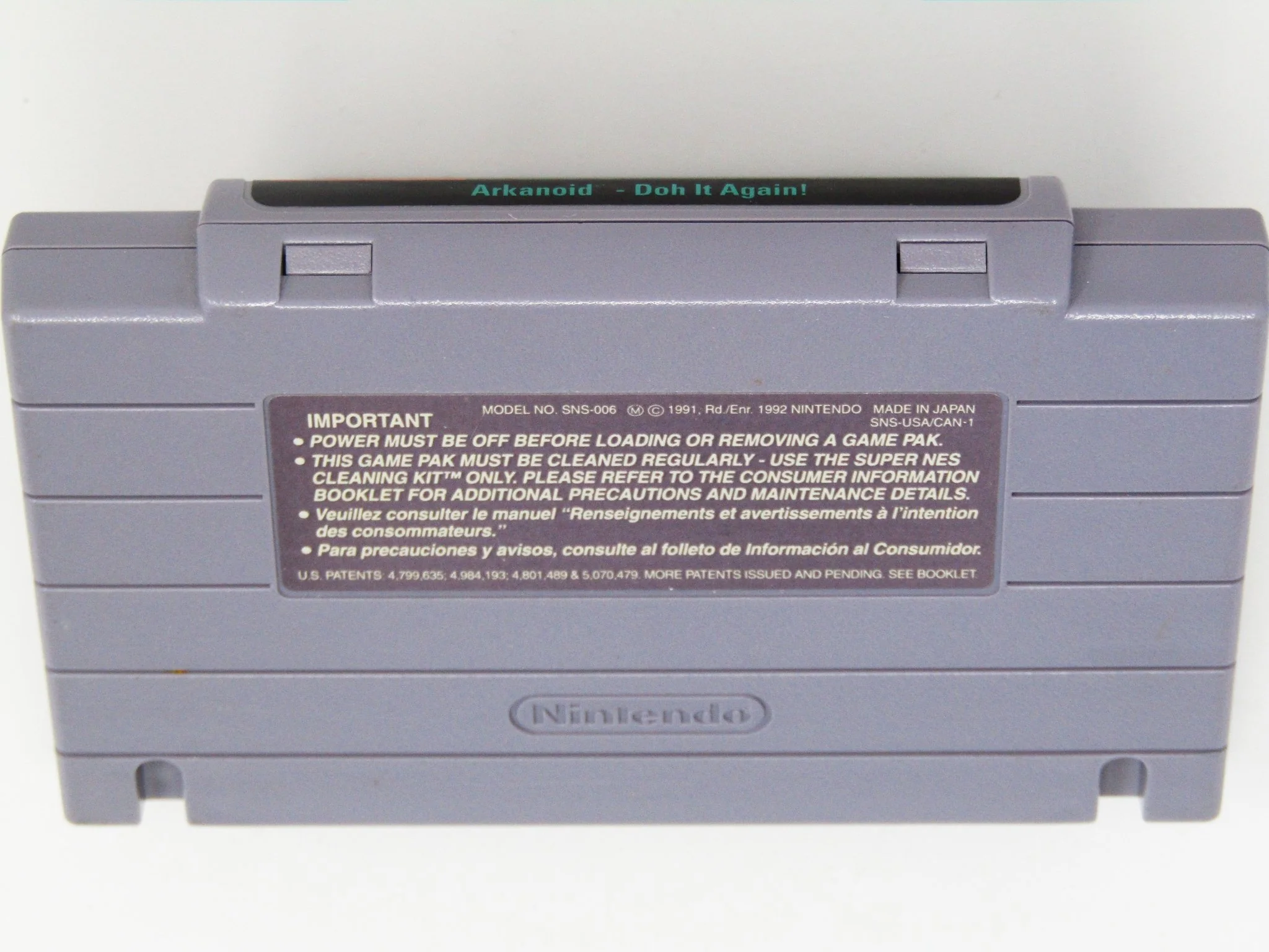 Arkanoid Doh It Again (Super Nintendo / SNES) - Image 2