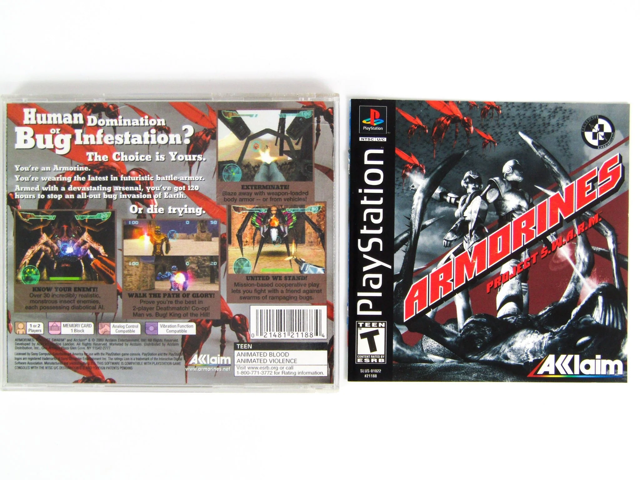 Armorines Project SWARM (PlayStation / PS1) - Image 2