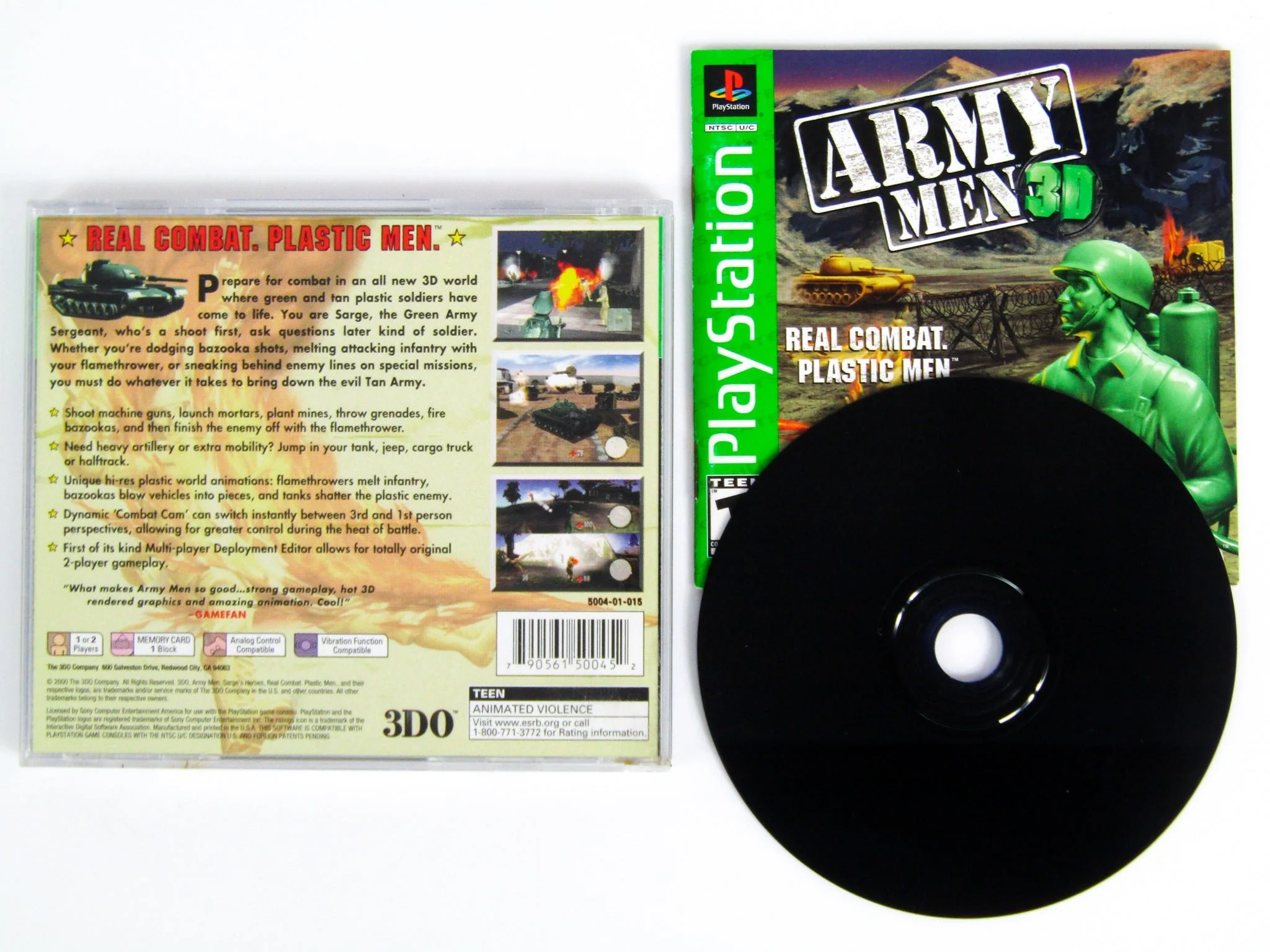 Army Men 3D [Greatest Hits] (PlayStation / PS1)