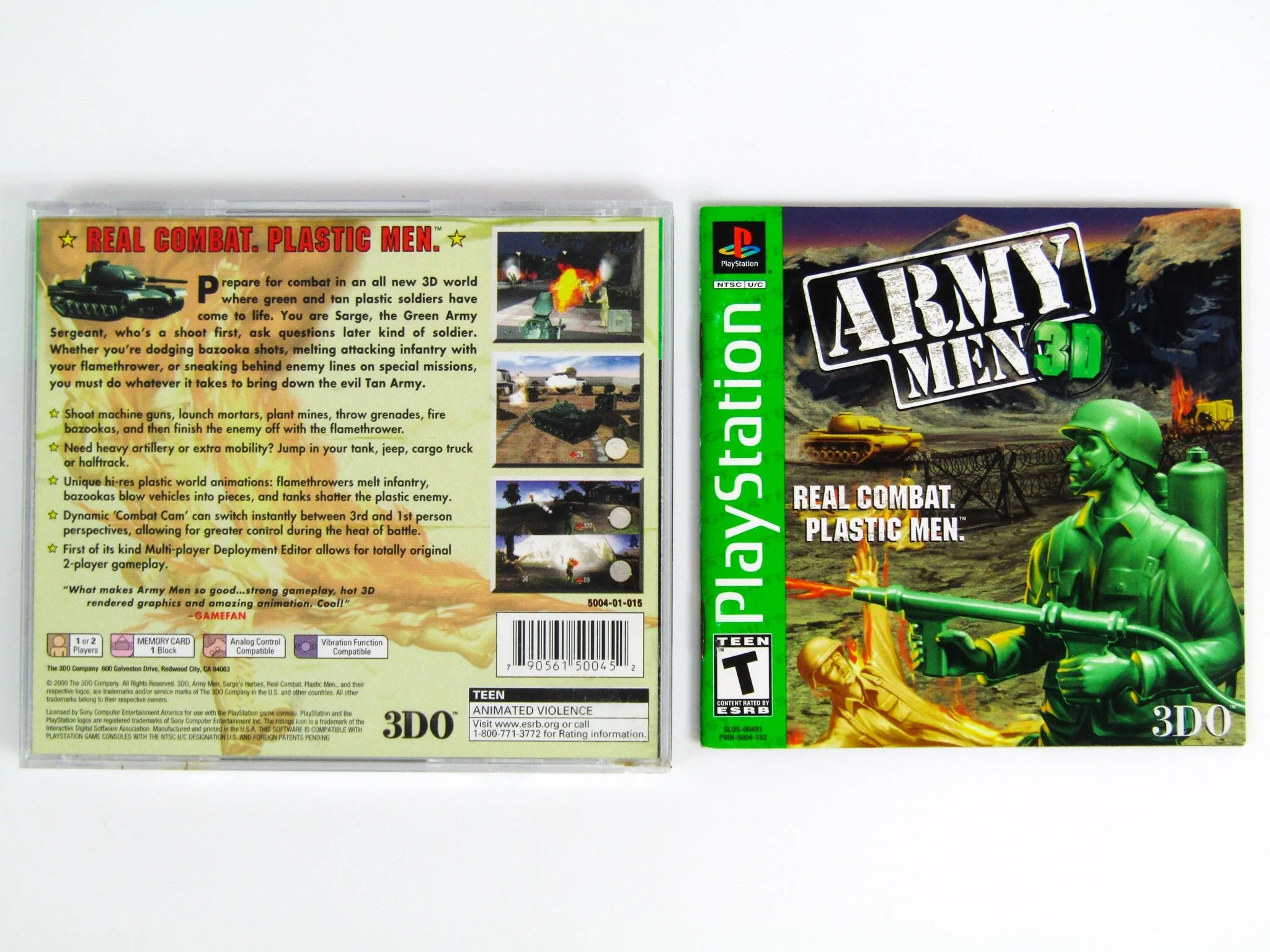 Army Men 3D [Greatest Hits] (PlayStation / PS1) - Image 2