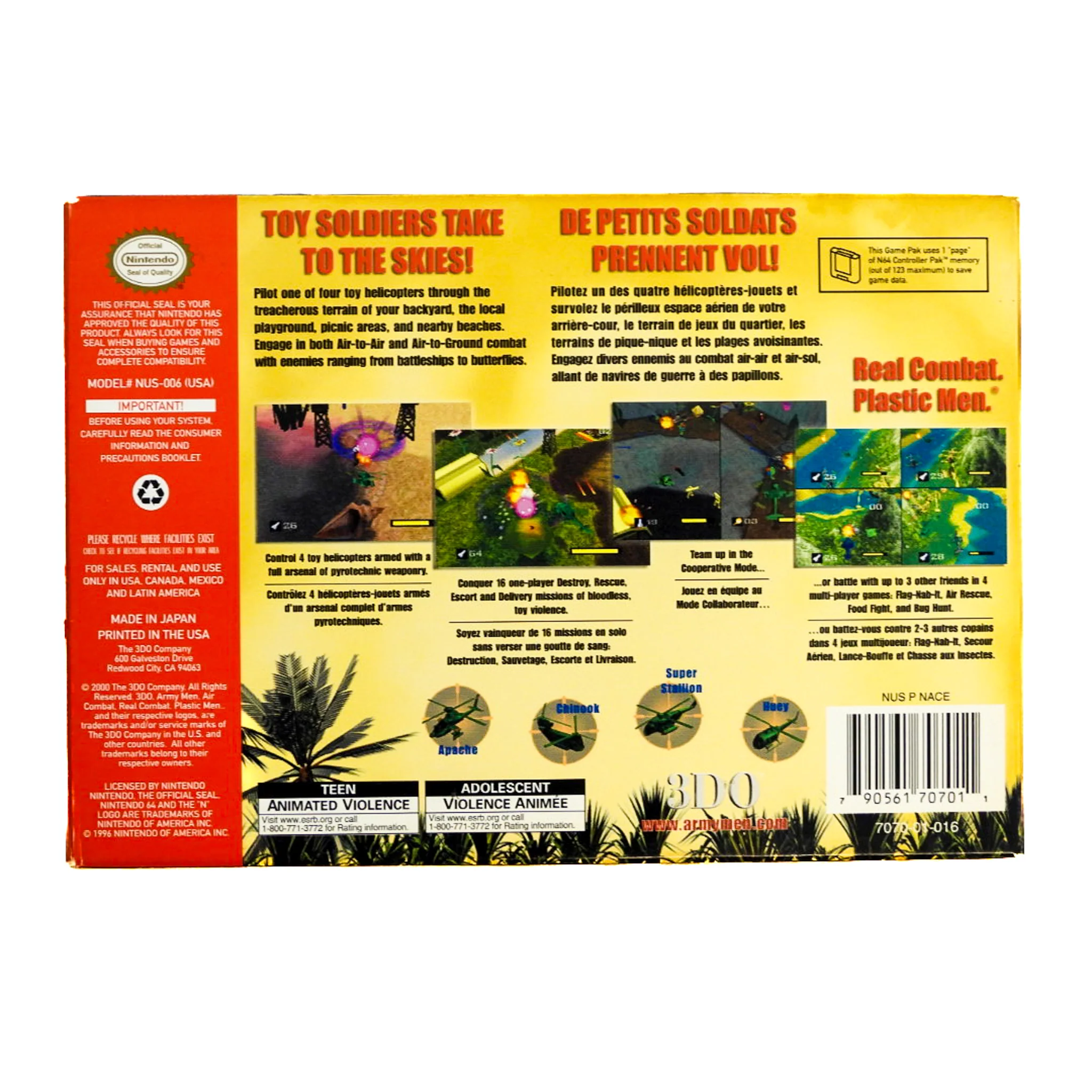 Army Men Air Combat (Nintendo 64 / N64) - Image 4