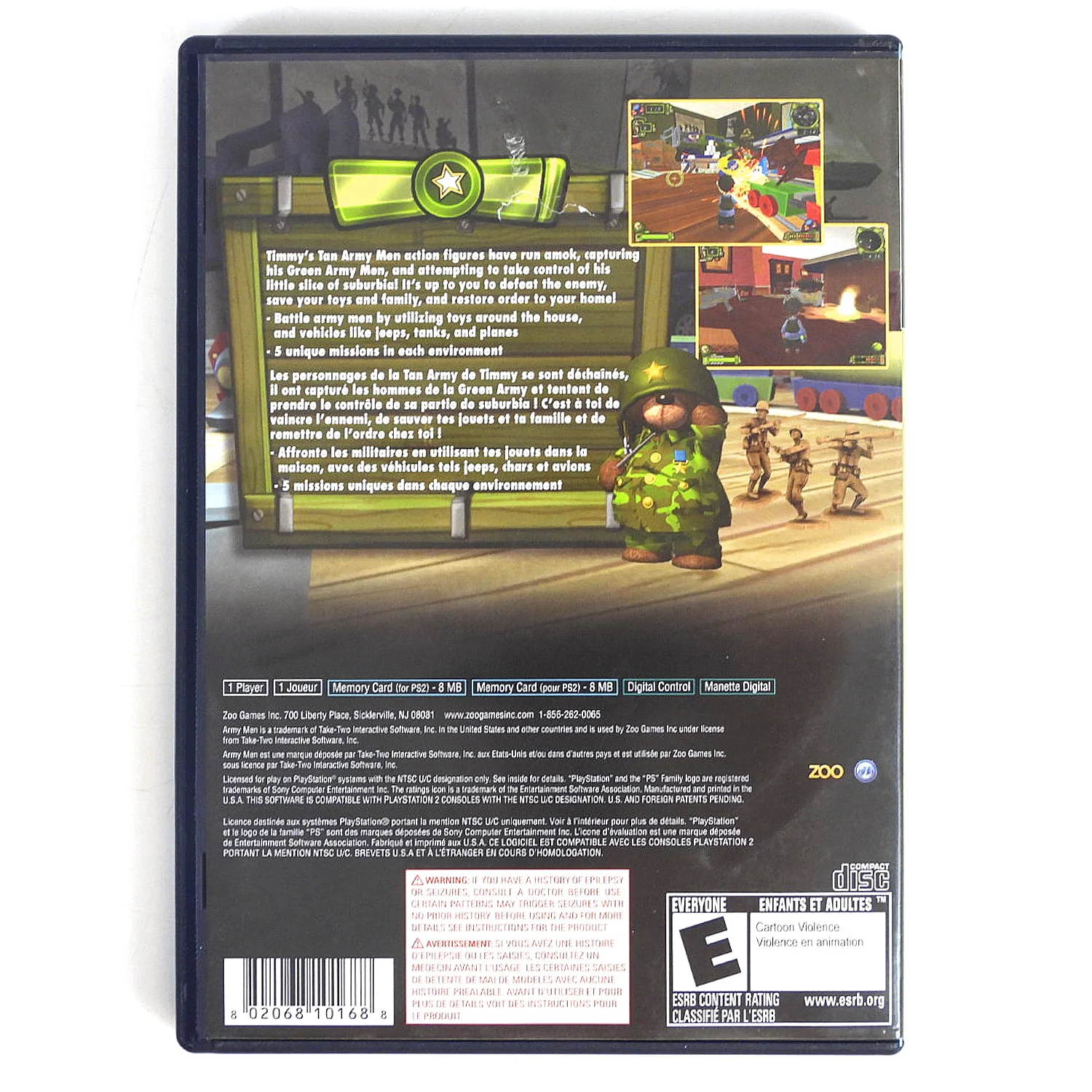 Army Men Soldiers of Misfortune (PlayStation 2 / PS2) - Image 3